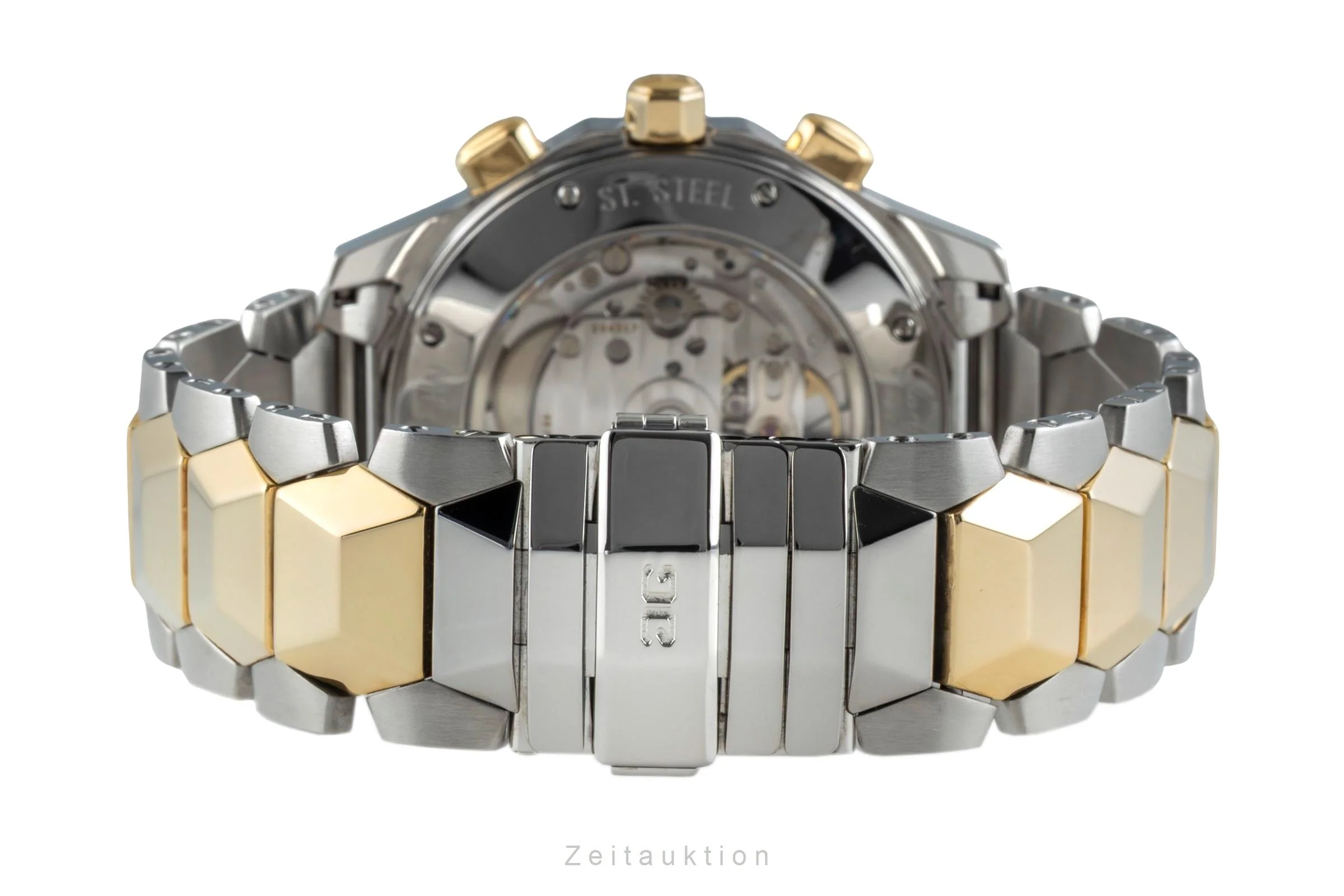 Glashütte Sport chronograph steel / gold automatic men's watch 1-10-66-12-11-04  [2502736] - Image 14