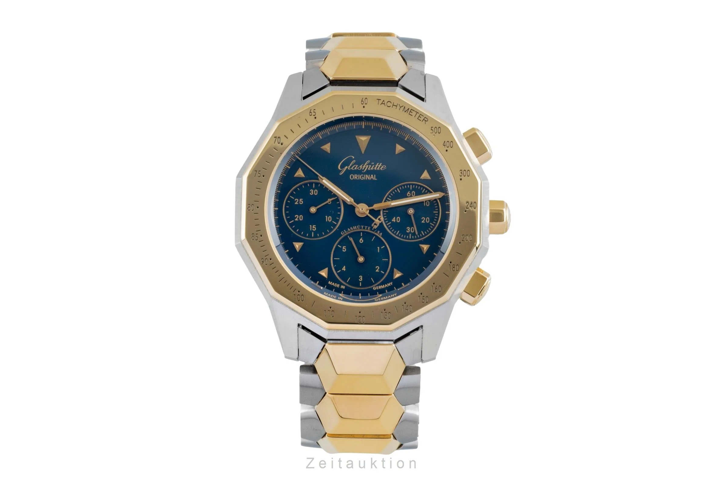 Glashütte Sport chronograph steel / gold automatic men's watch 1-10-66-12-11-04  [2502736] - Image 5