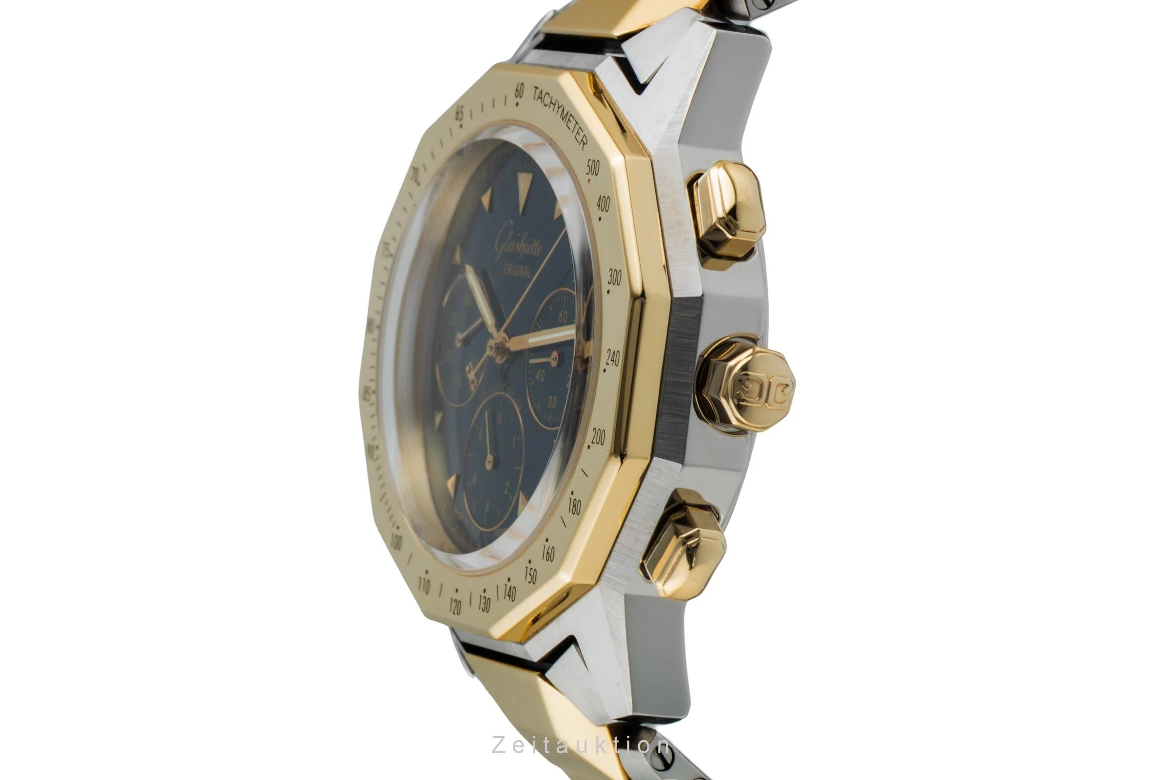 Glashütte Sport chronograph steel / gold automatic men's watch 1-10-66-12-11-04  [2502736] - Image 7