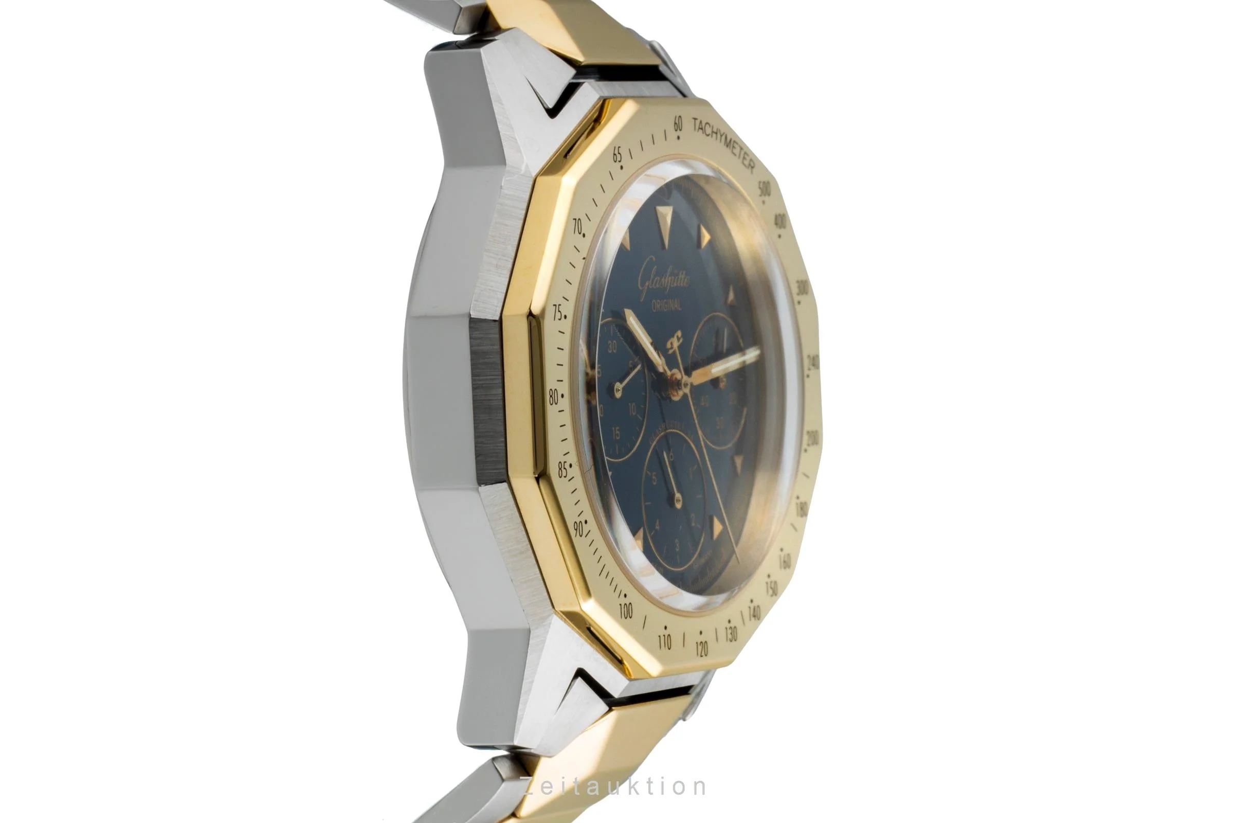 Glashütte Sport chronograph steel / gold automatic men's watch 1-10-66-12-11-04  [2502736] - Image 8