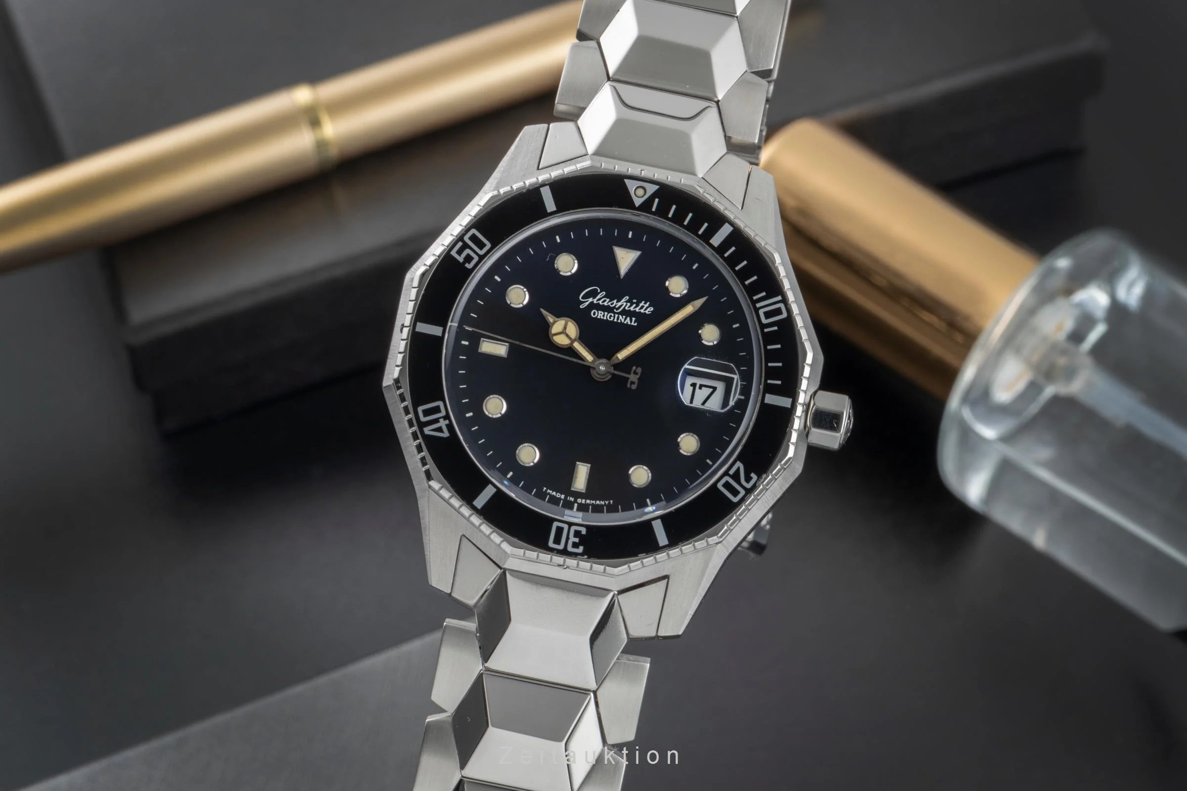 Glashütte Sport steel automatic men's watch 10-33-40-81-04	 LP: 11100EUR  [2506057] - Image 2