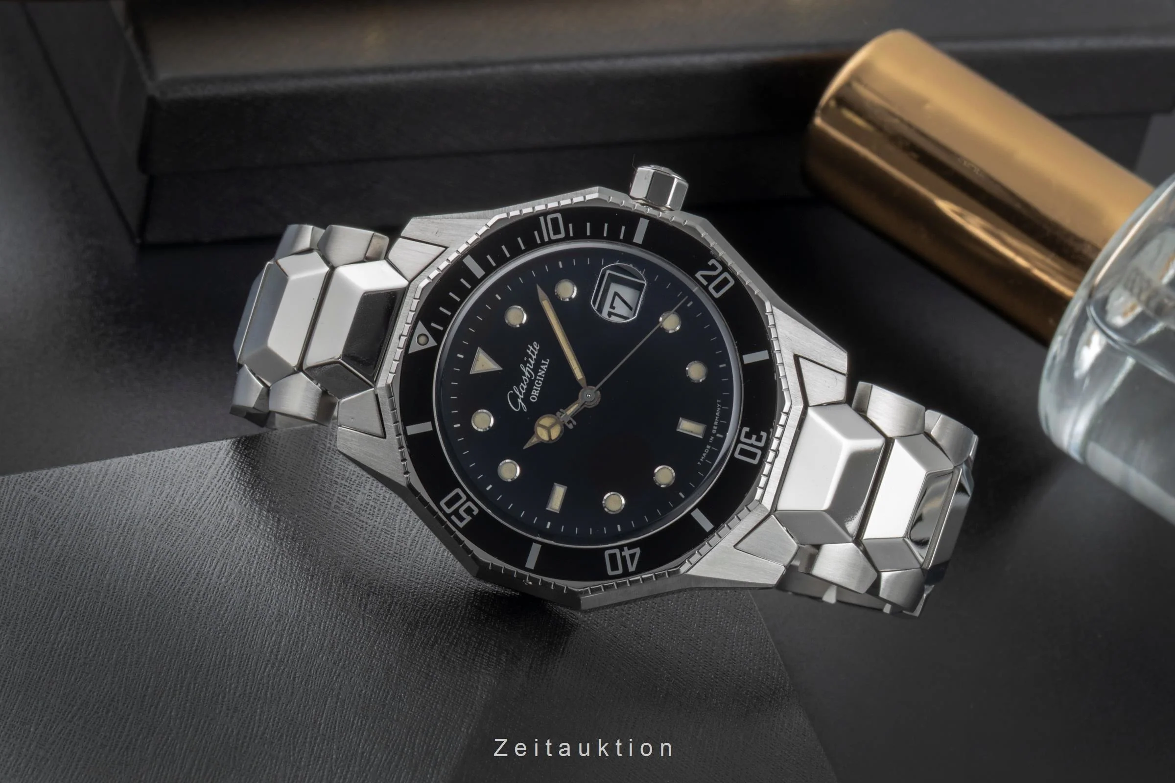 Glashütte Sport steel automatic men's watch 10-33-40-81-04	 LP: 11100EUR  [2506057] - Image 3