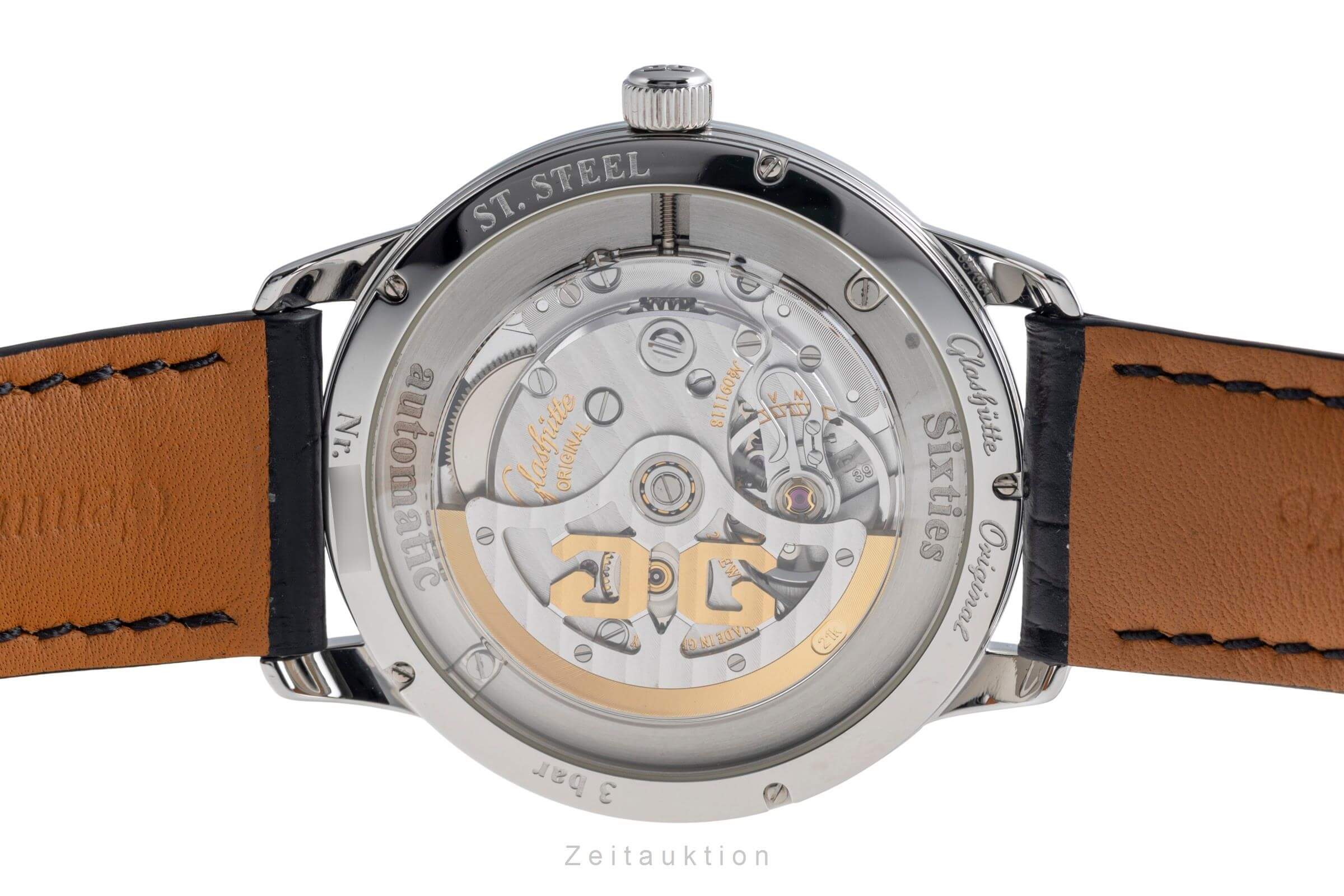 Glashütte steel automatic men's watch 1-39-52-06-02-04 LP: 7100EUR  [2502123] - Image 10
