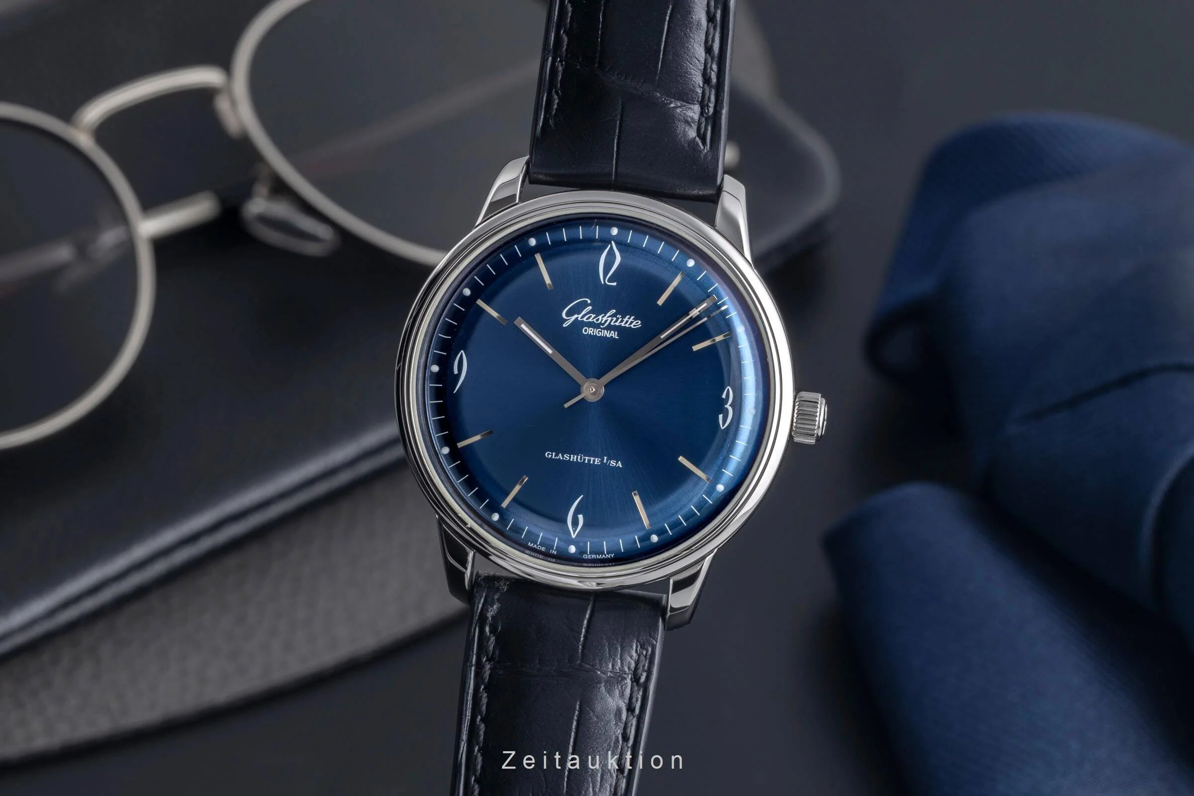 Glashütte steel automatic men's watch 1-39-52-06-02-04 LP: 7100EUR  [2502123] - Image 2