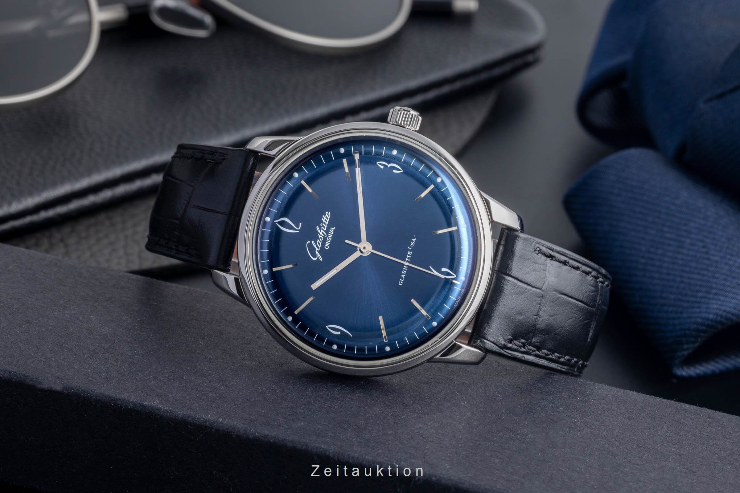 Glashütte steel automatic men's watch 1-39-52-06-02-04 LP: 7100EUR  [2502123] - Image 3