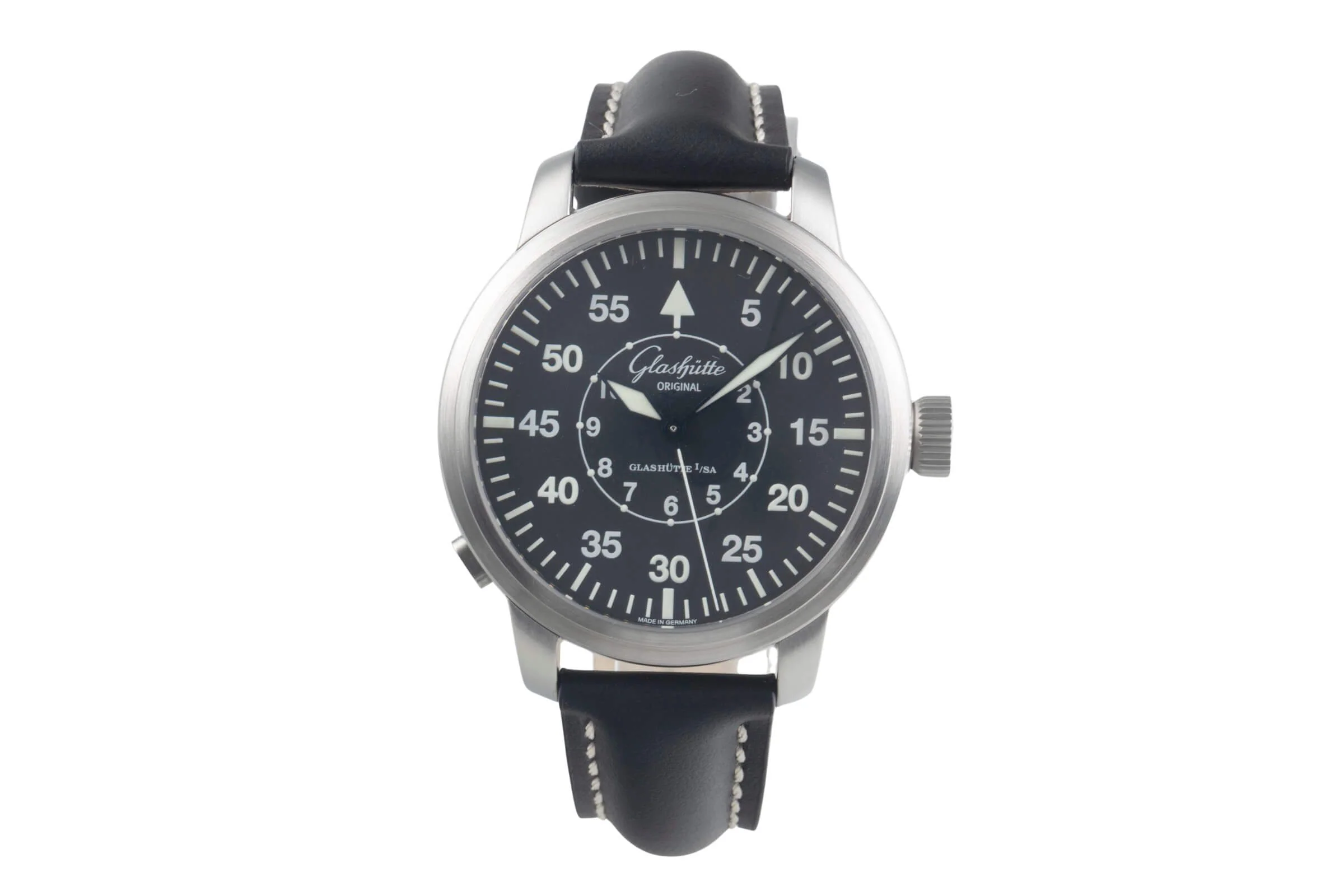 Glashütte steel automatic men's watch 100-09-07-04-04  [2501058] - Image 5