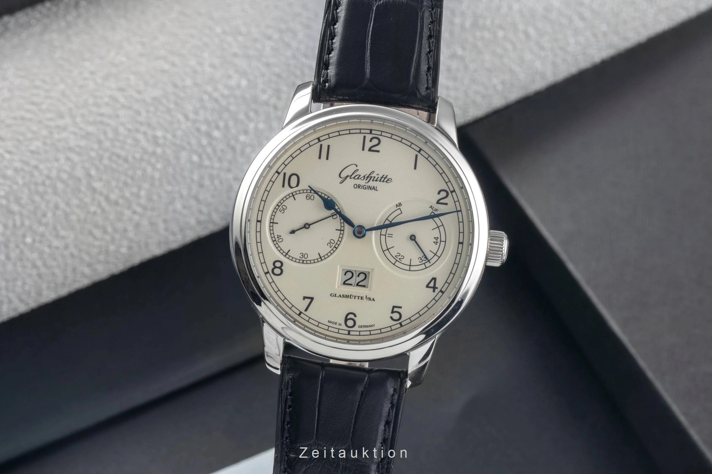 Glashütte steel automatic men's watch 100-14-05-02-05 LP: 11100EUR  [2501147] - Image 2