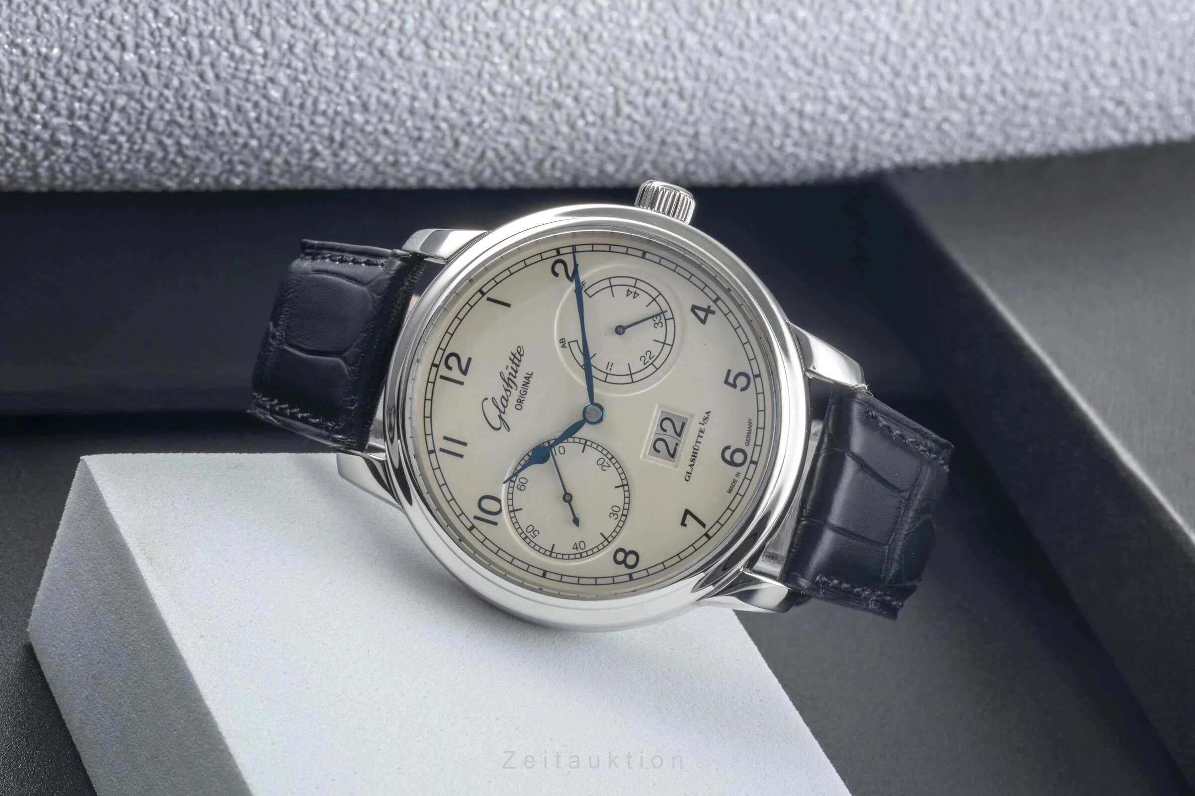 Glashütte steel automatic men's watch 100-14-05-02-05 LP: 11100EUR  [2501147] - Image 3