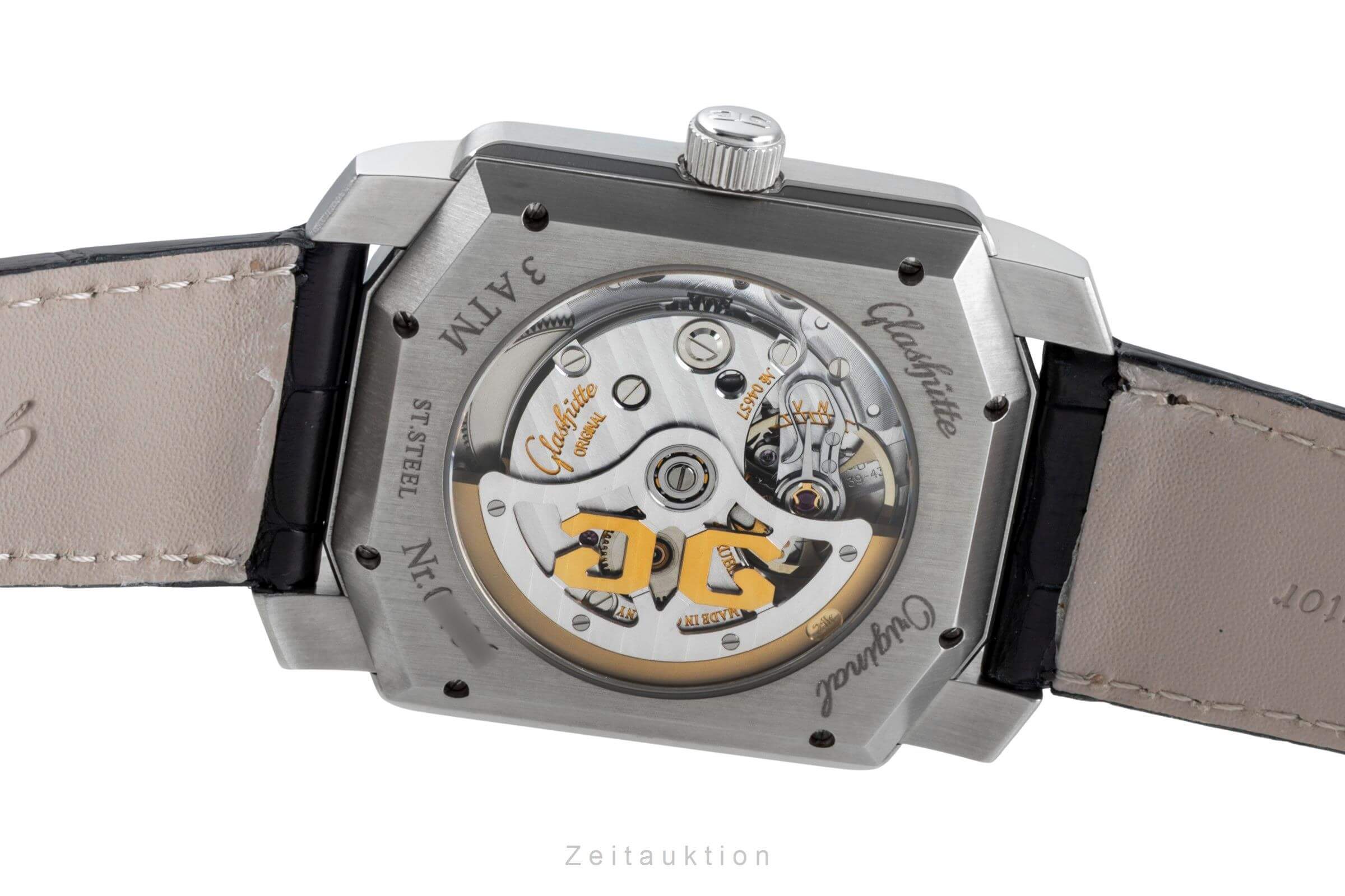Glashütte steel automatic men's watch 39-43-05-04-04  [2502191] - Image 11