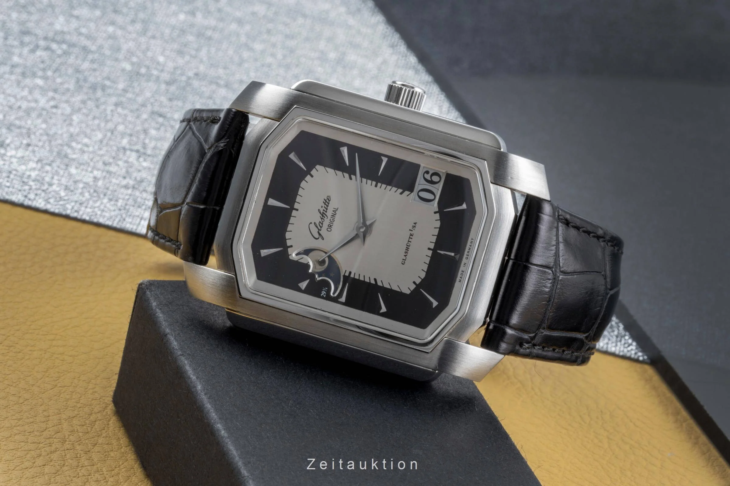 Glashütte steel automatic men's watch 39-43-05-04-04  [2502191] - Image 3