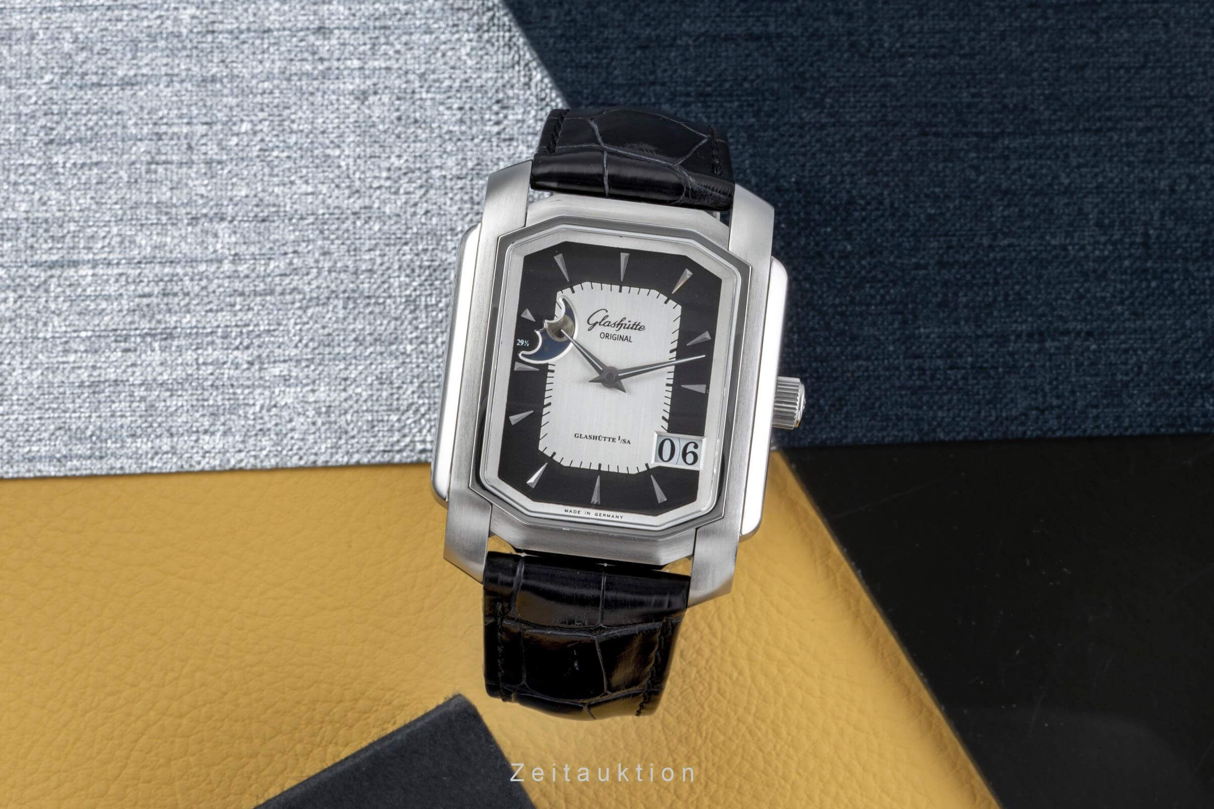 Glashütte steel automatic men's watch 39-43-05-04-04  [2502191] - Image 4