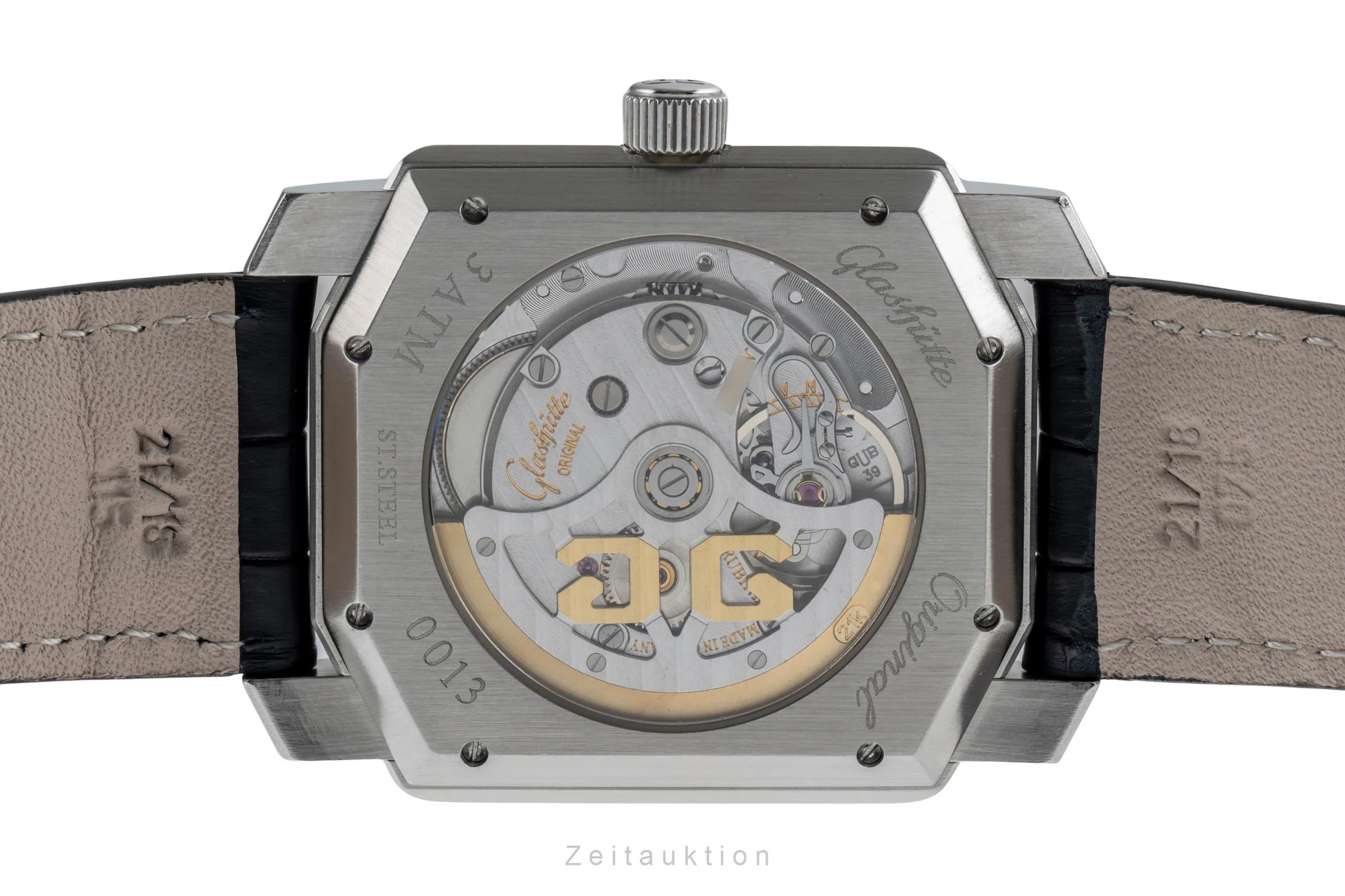Glashütte steel automatic men's watch 39-51-02-02-04  [2501761] - Image 11