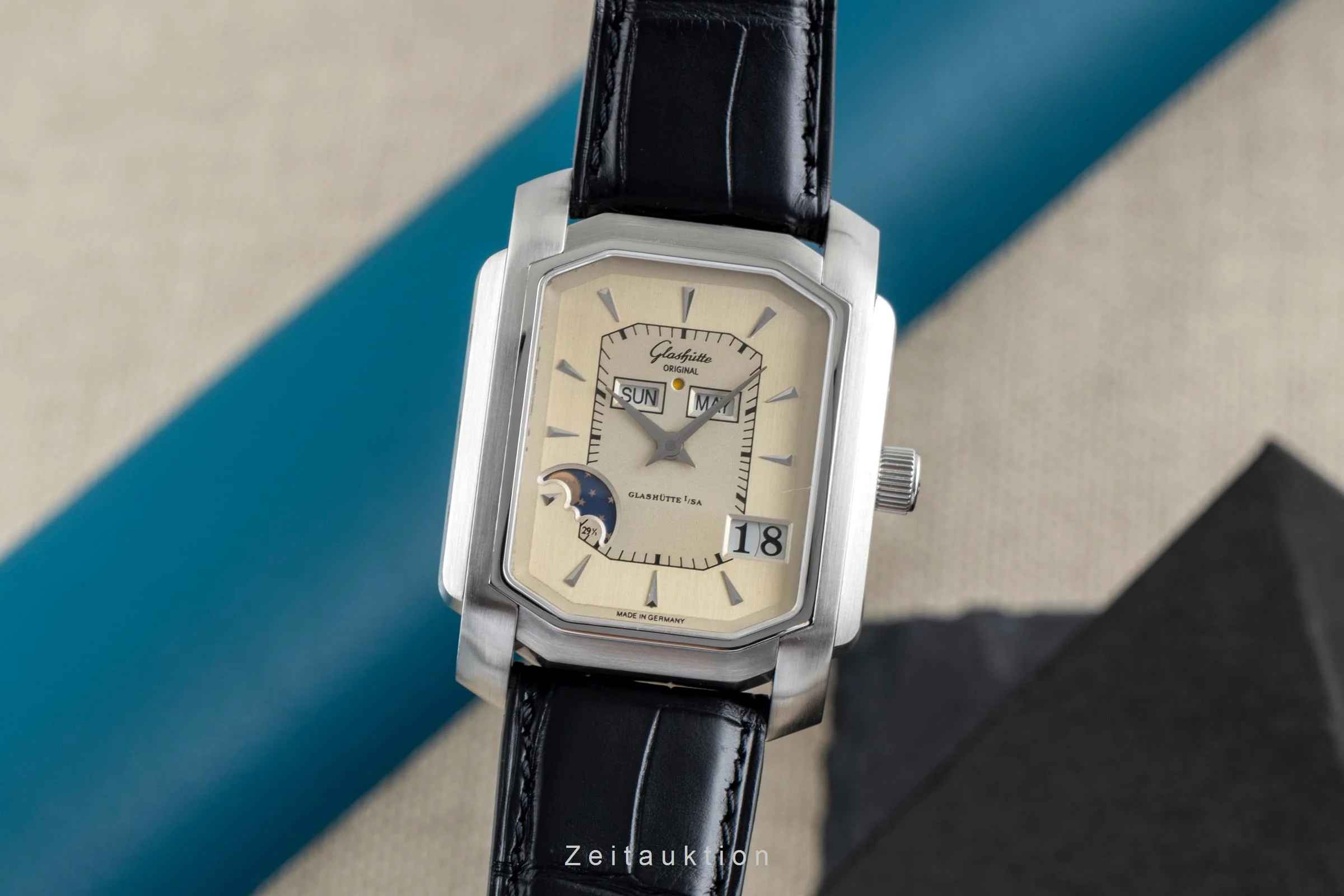 Glashütte steel automatic men's watch 39-51-02-02-04  [2501761] - Image 2