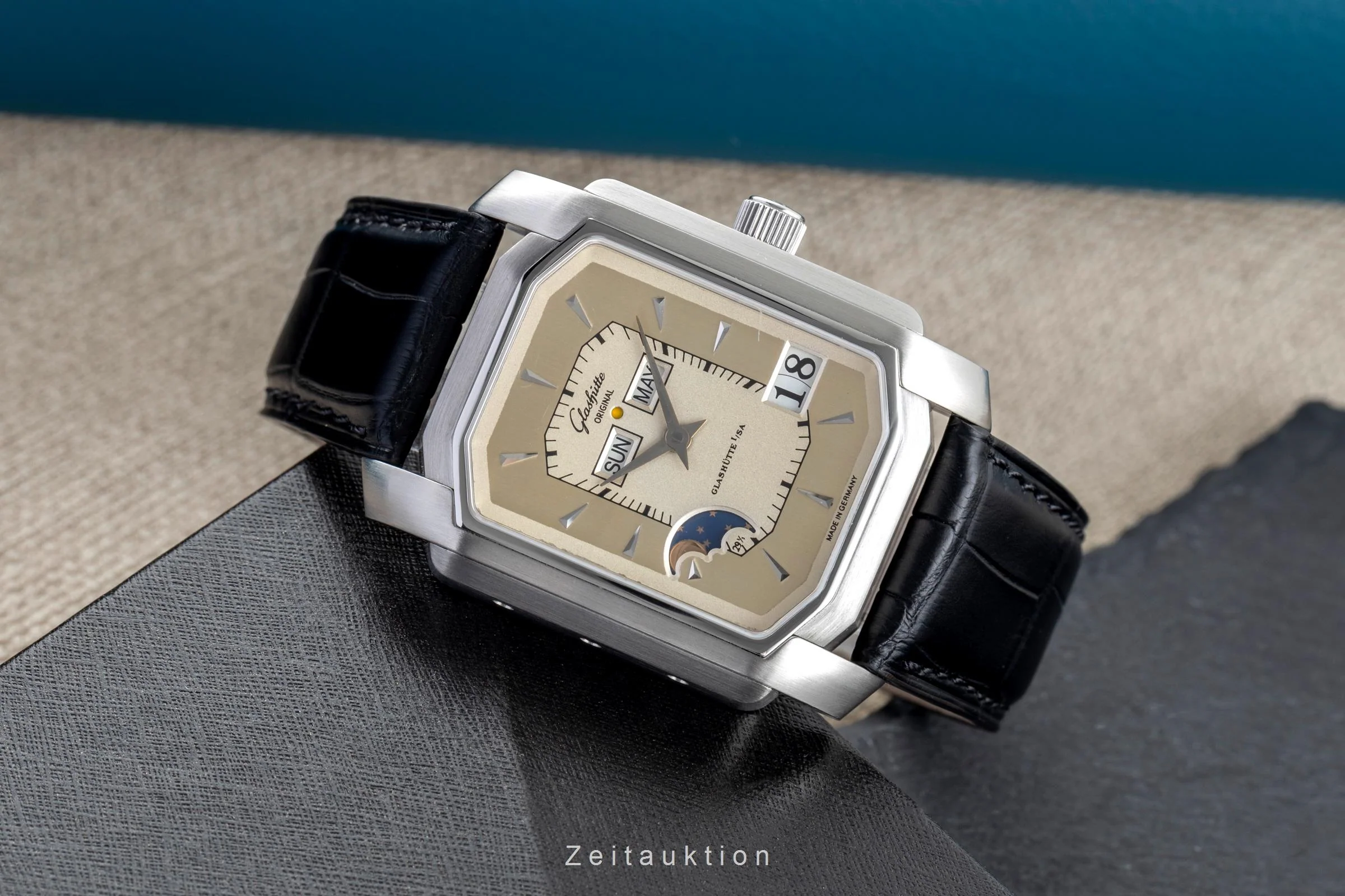 Glashütte steel automatic men's watch 39-51-02-02-04  [2501761] - Image 3