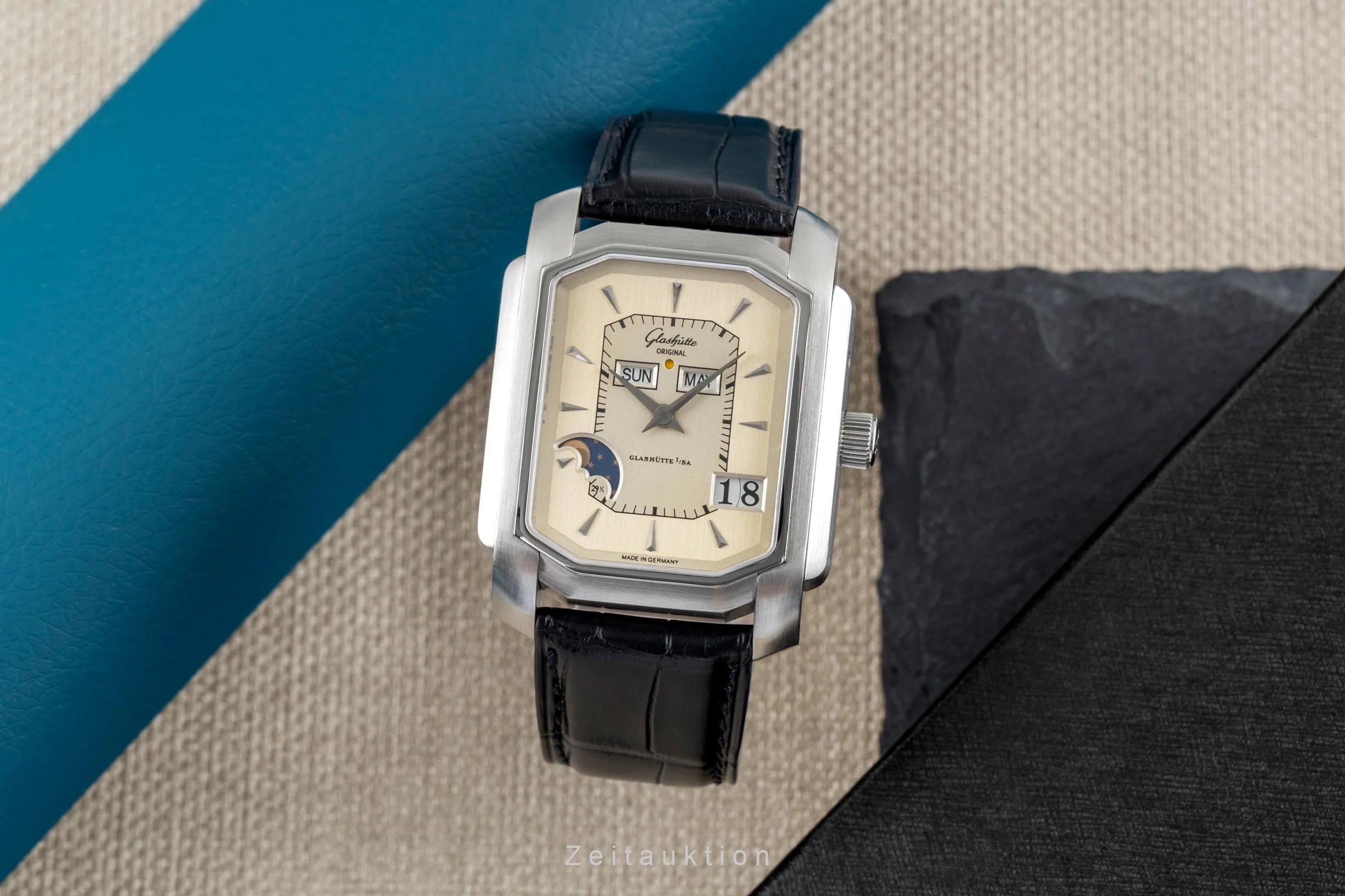 Glashütte steel automatic men's watch 39-51-02-02-04  [2501761] - Image 4