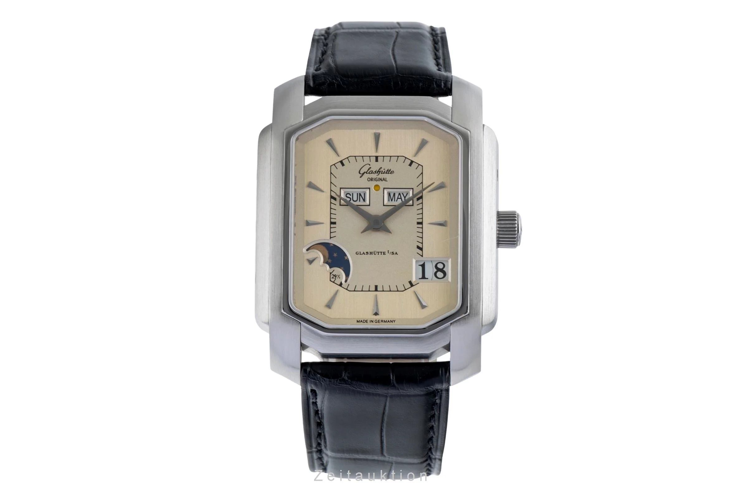 Glashütte steel automatic men's watch 39-51-02-02-04  [2501761] - Image 5