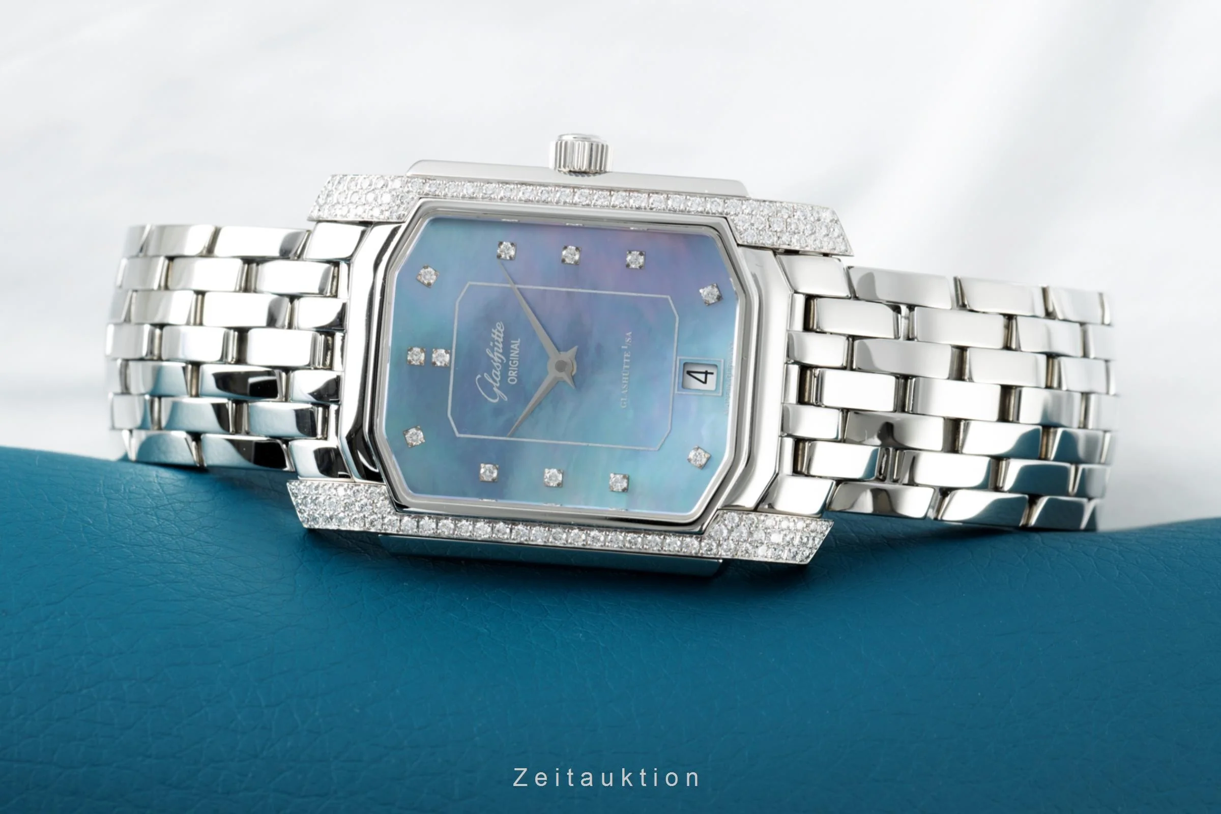 Glashütte steel automatic women's watch 39-20-07-65-04  [2202205] - Image 2