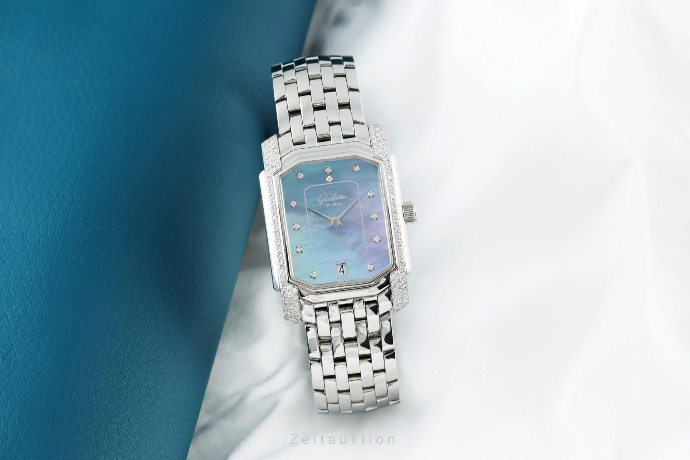 Glashütte steel automatic women's watch 39-20-07-65-04  [2202205] - Image 3