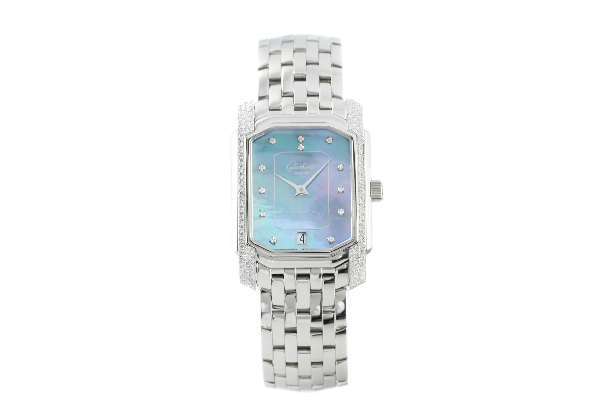 Glashütte steel automatic women's watch 39-20-07-65-04  [2202205] - Image 4