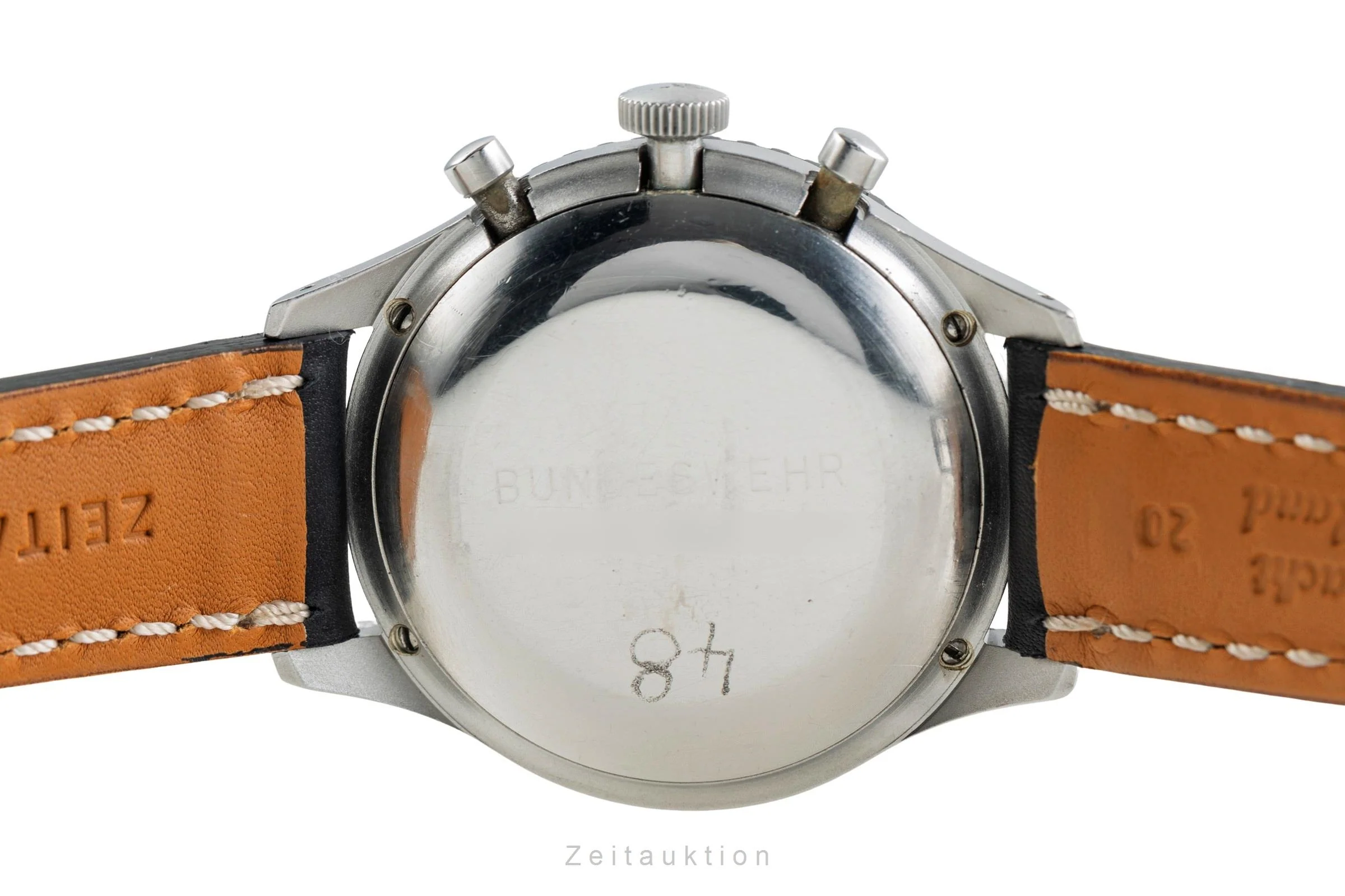 Heuer Bundeswehr chronograph steel manual winding men's watch 1550 SG Vintage  [2503963] - Image 11