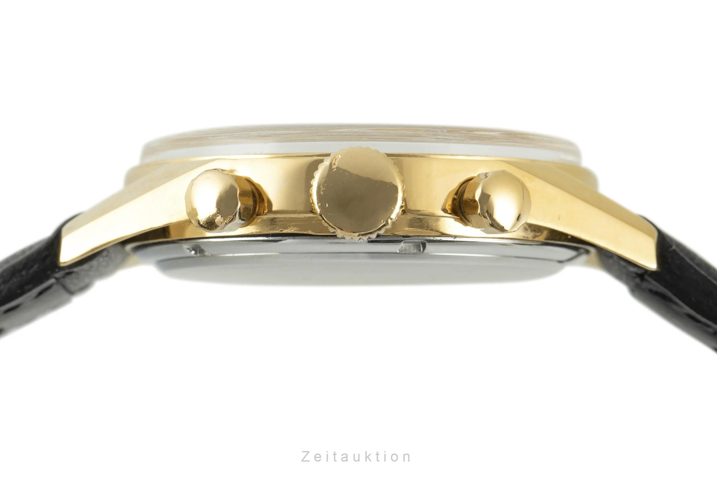 Heuer Carrera chronograph gold-plated manual winding men's watch C.7666-5 Vintage  [2107022] - Image 9