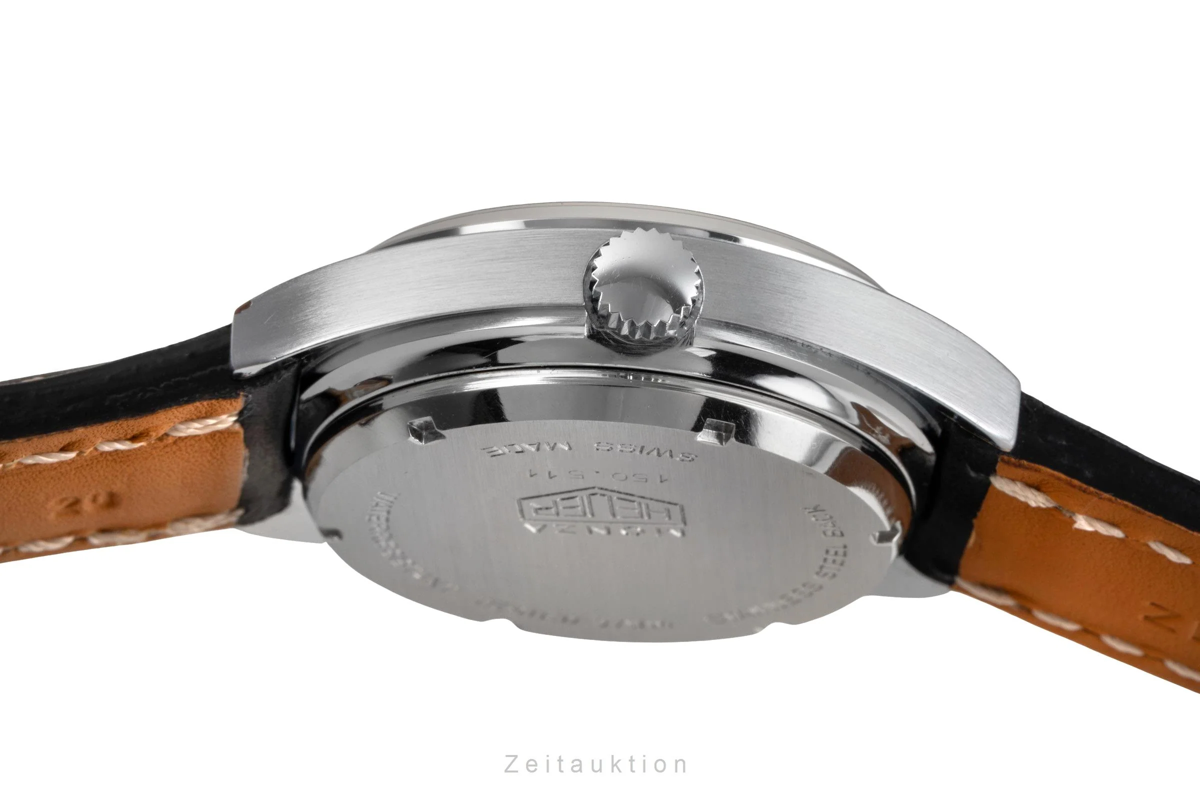 Heuer Monza chronograph chromed brass automatic men's watch 150.511 Vintage  [2504491] - Image 12