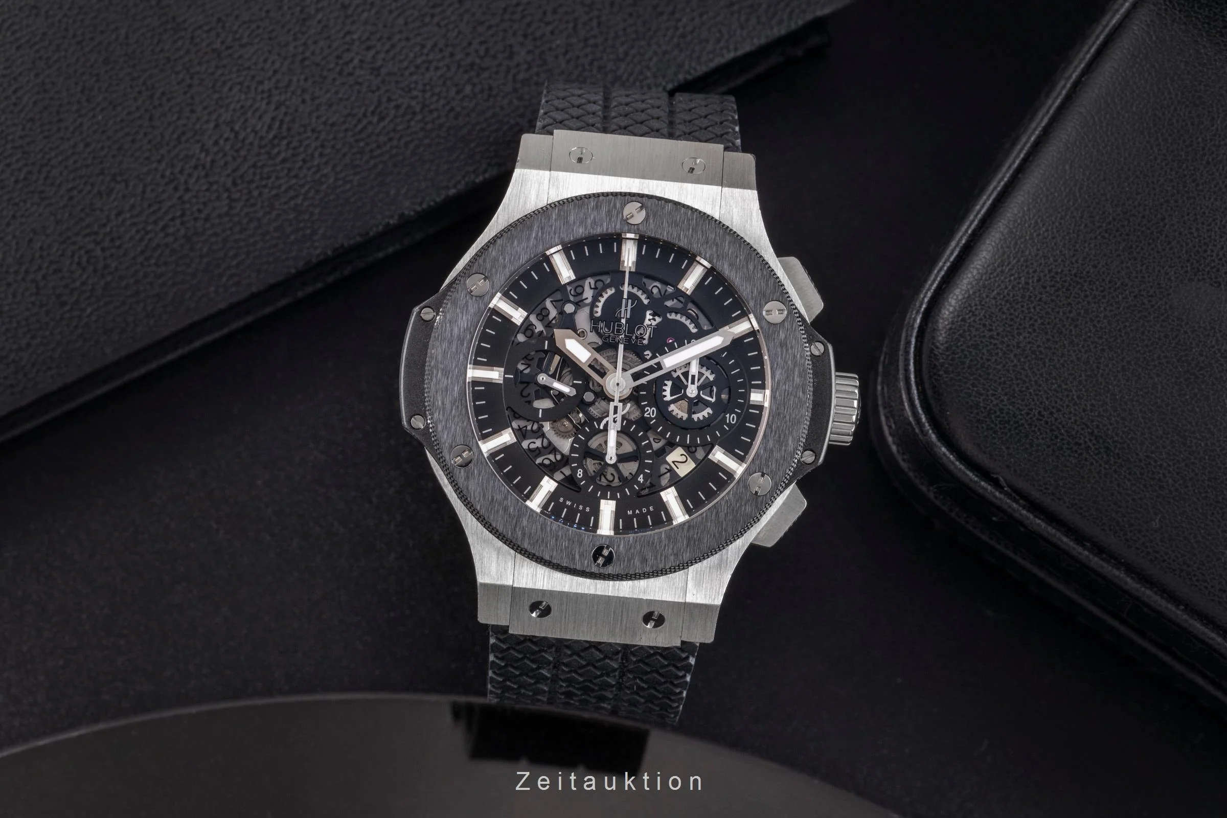 Hublot Big Bang chronograph ceramic / steel automatic men's watch 311.SM.1170.GR  [2503933] - Image 4