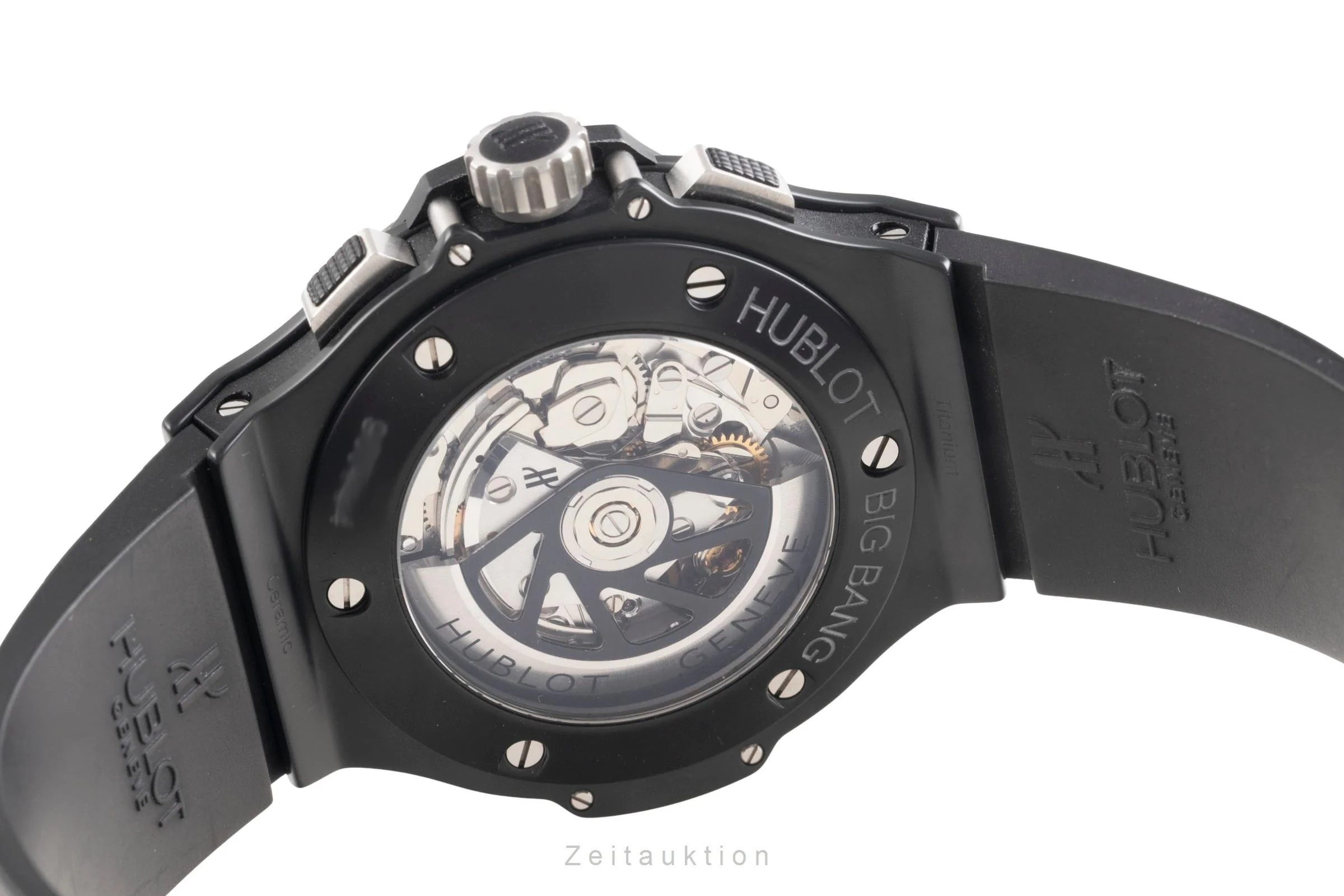 Hublot Big Bang chronograph ceramic / titanium automatic men's watch 301.CK.1140.RX  [2503819] - Image 11