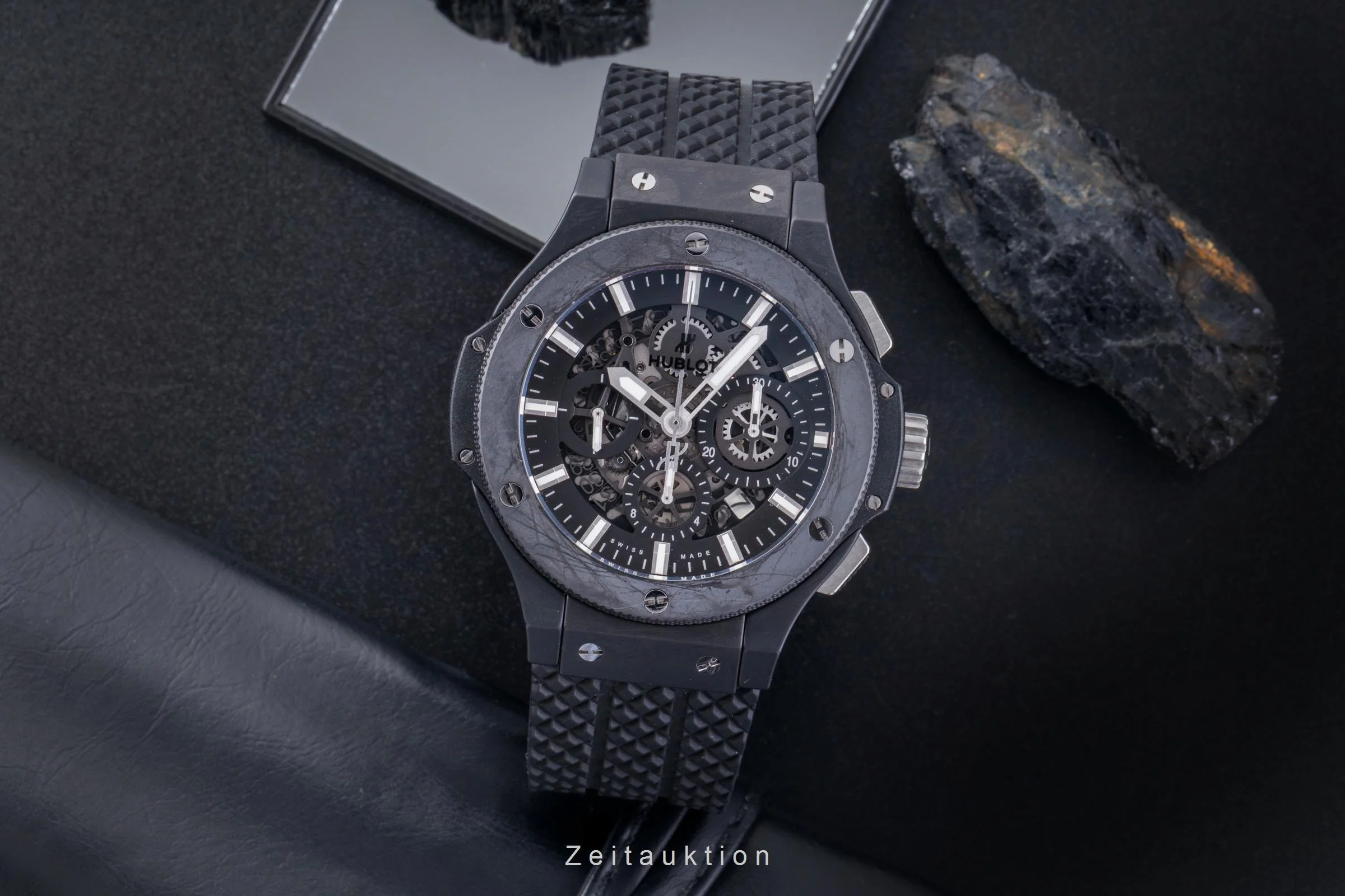 Hublot Big Bang chronograph ceramic / titanium automatic men's watch 311.C1.1170.GR  [2506172] - Image 4