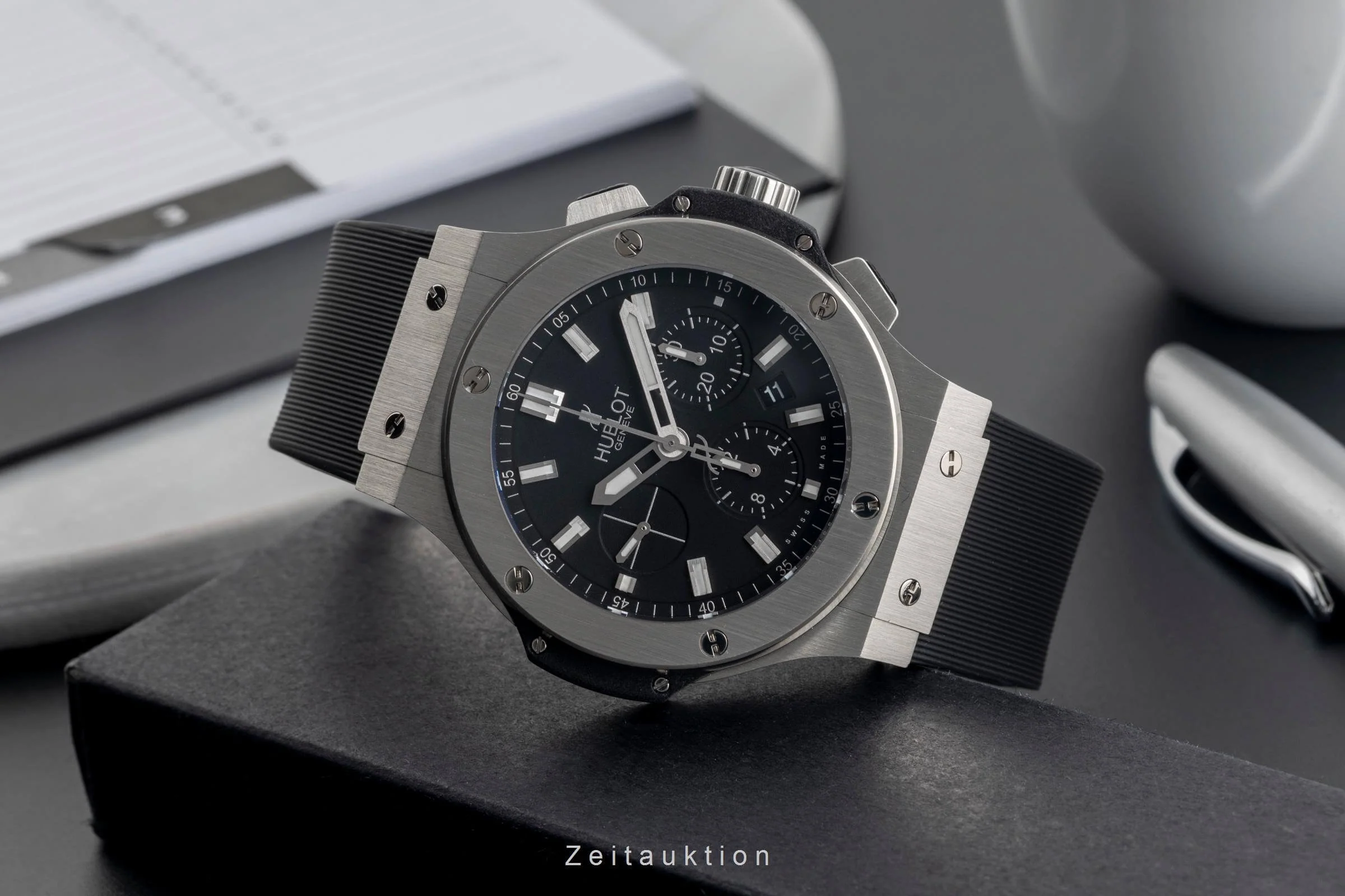 Hublot Big Bang chronograph steel automatic men's watch 301.SX.1170.RX LP: 14100EUR  [2501777] - Image 4