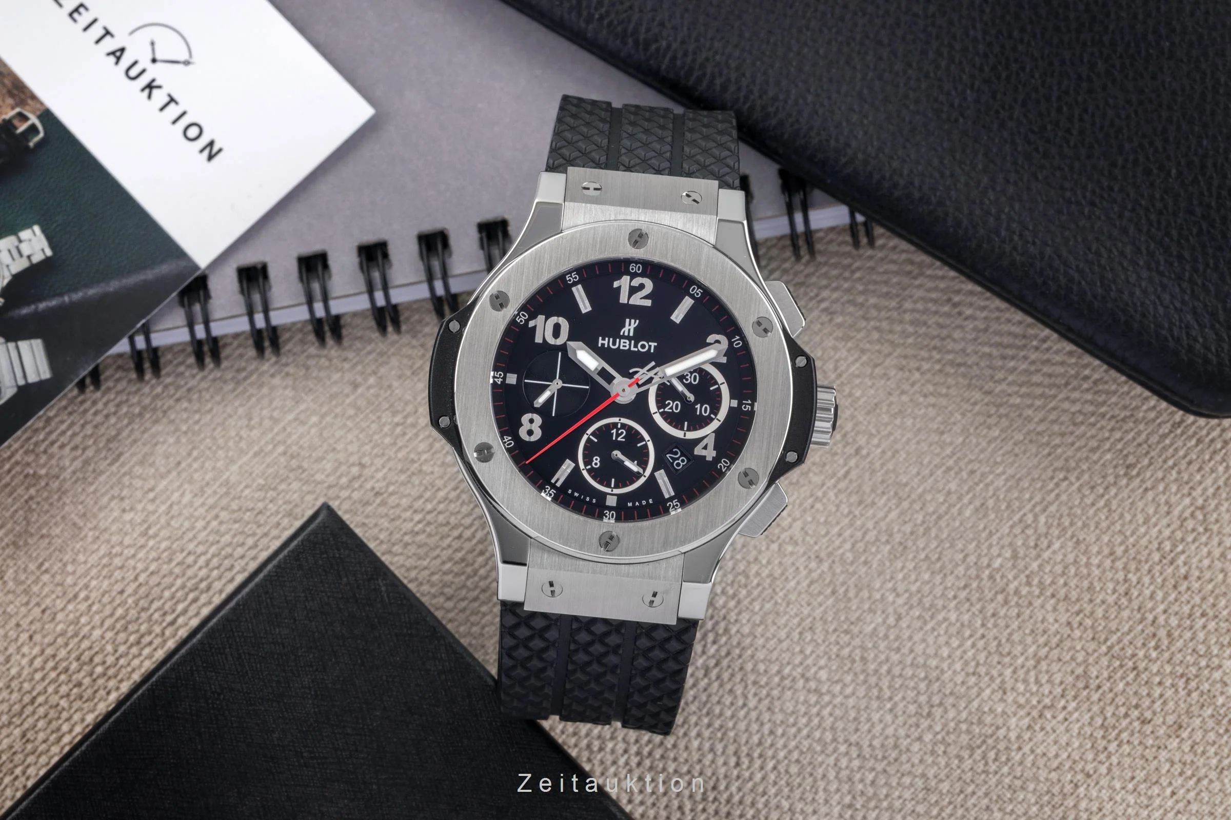 Hublot Big Bang chronograph steel automatic men's watch 301.SX.130.RX	 LP: 14100EUR  [2502479] - Image 4