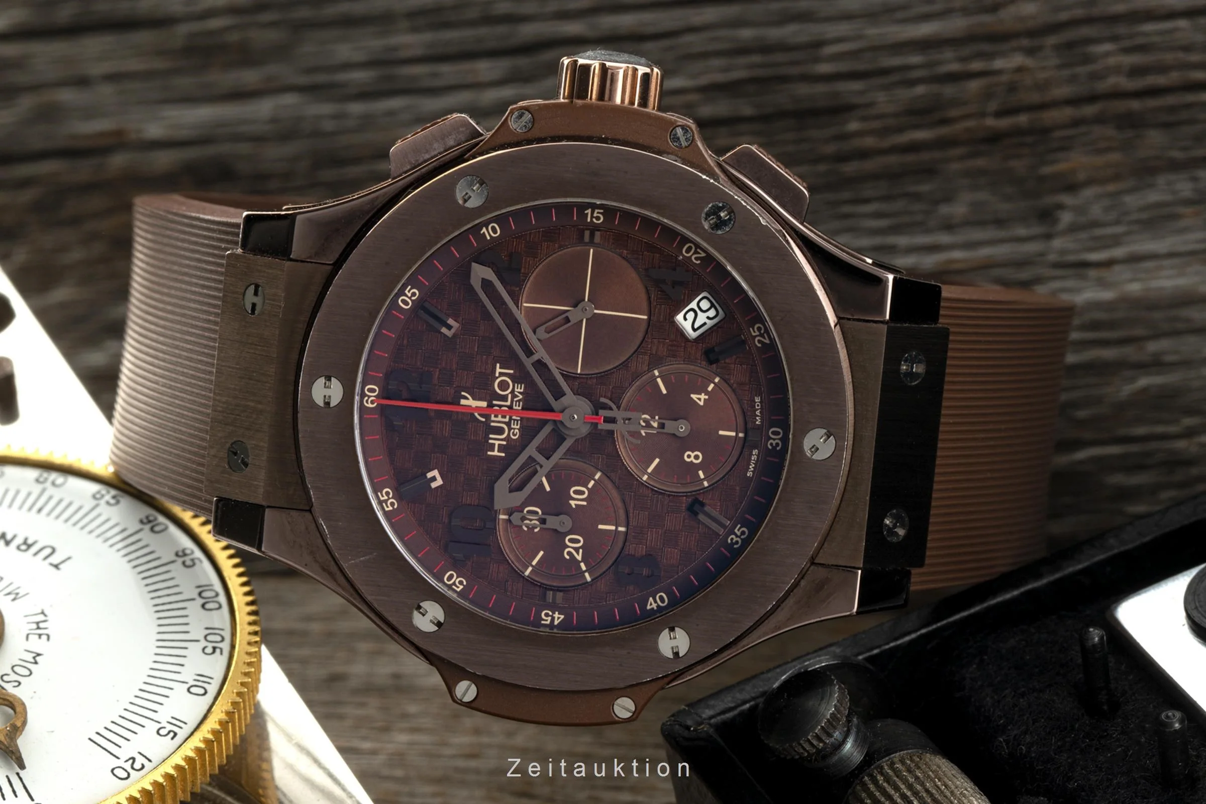 Hublot Big Bang chronograph steel automatic men's watch 341.SL.1008.RX Limited  [2200547] - Image 2