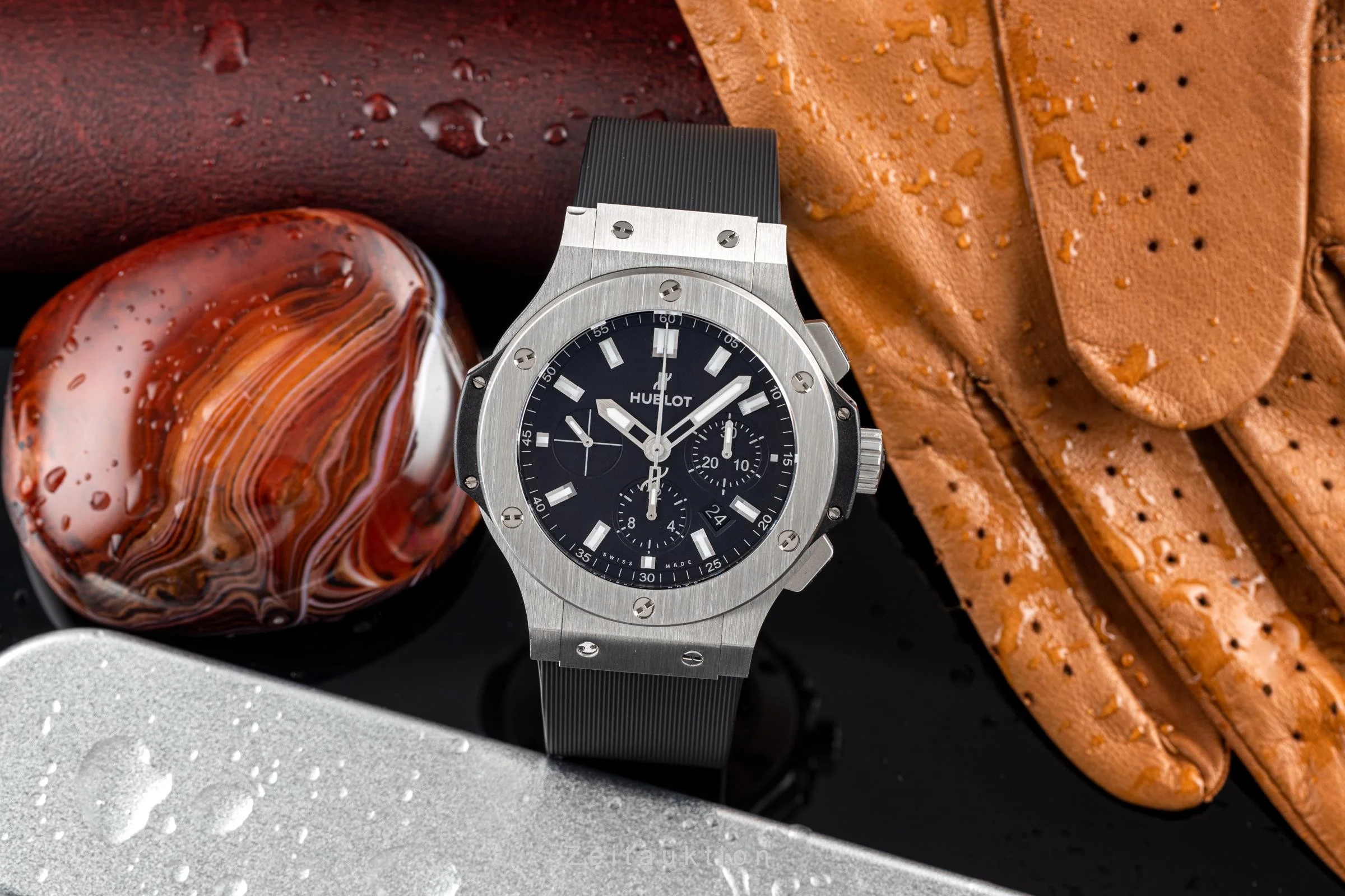 Hublot Big Bang chronograph steel / titanium automatic men's watch 301.SX.1170.RX LP: 12800EUR  [2203236] - Image 3