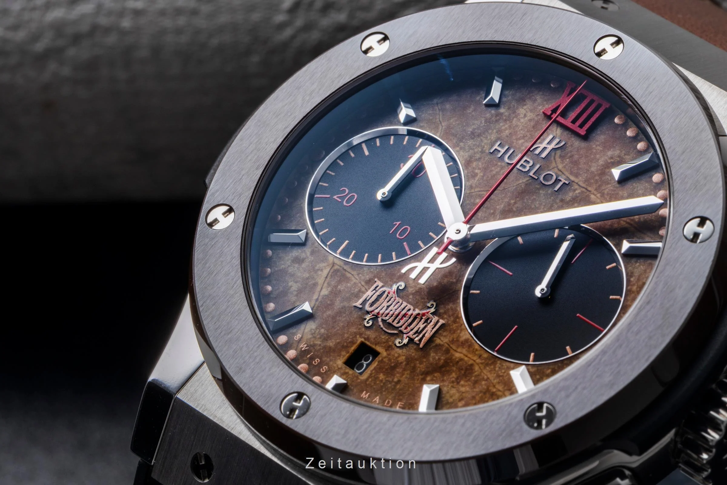 Hublot Classic Fusion chronograph ceramic / titanium automatic men's watch 521.NC.0589.VR.OPX14 Limited  [2506399] - Image 15