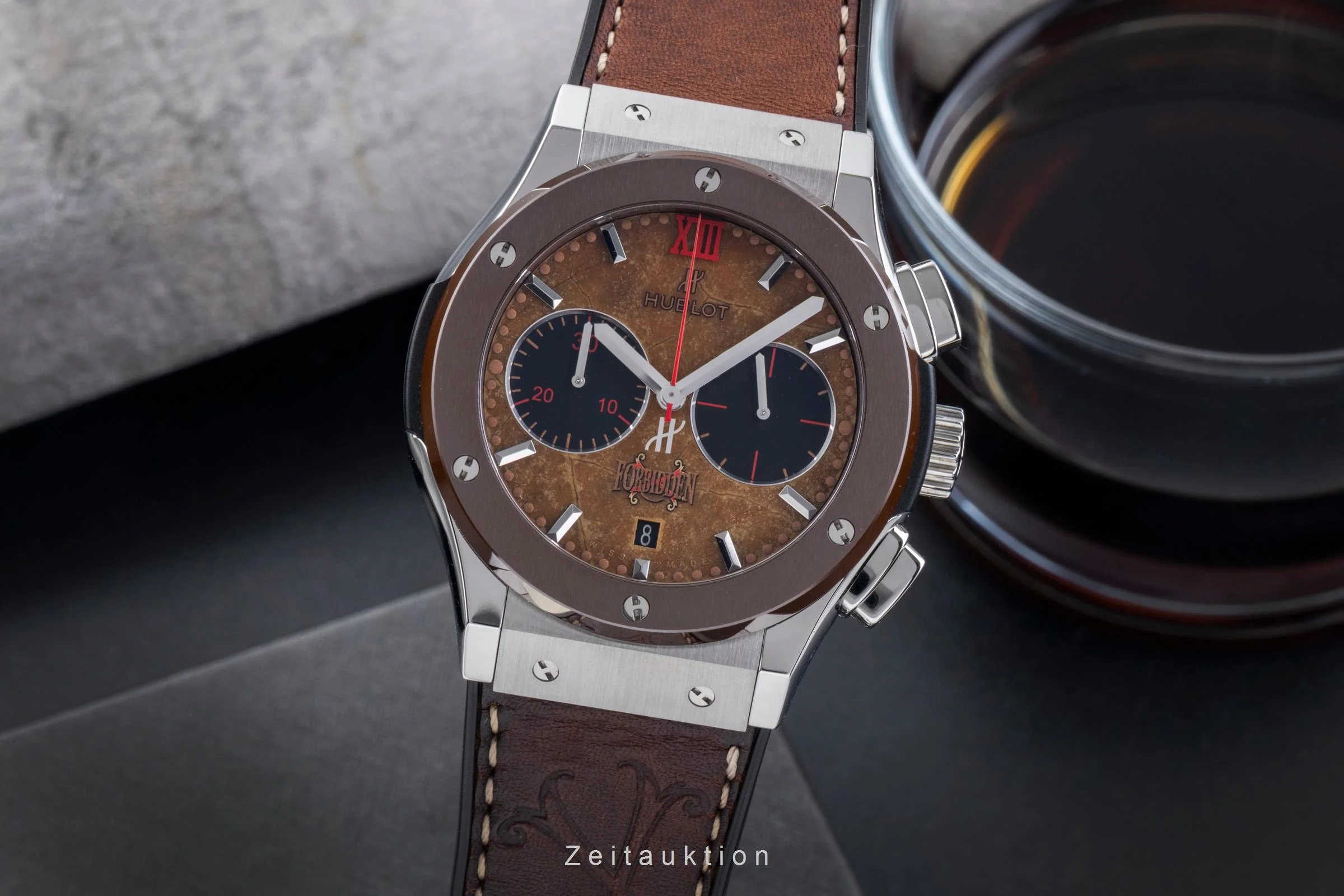 Hublot Classic Fusion chronograph ceramic / titanium automatic men's watch 521.NC.0589.VR.OPX14 Limited  [2506399] - Image 2