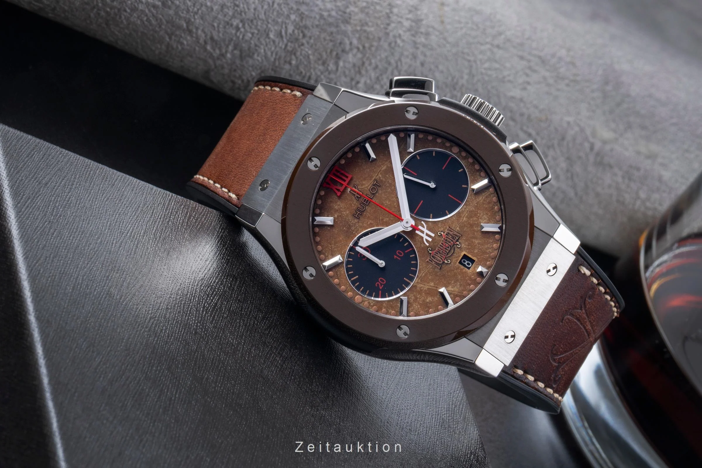 Hublot Classic Fusion chronograph ceramic / titanium automatic men's watch 521.NC.0589.VR.OPX14 Limited  [2506399] - Image 3