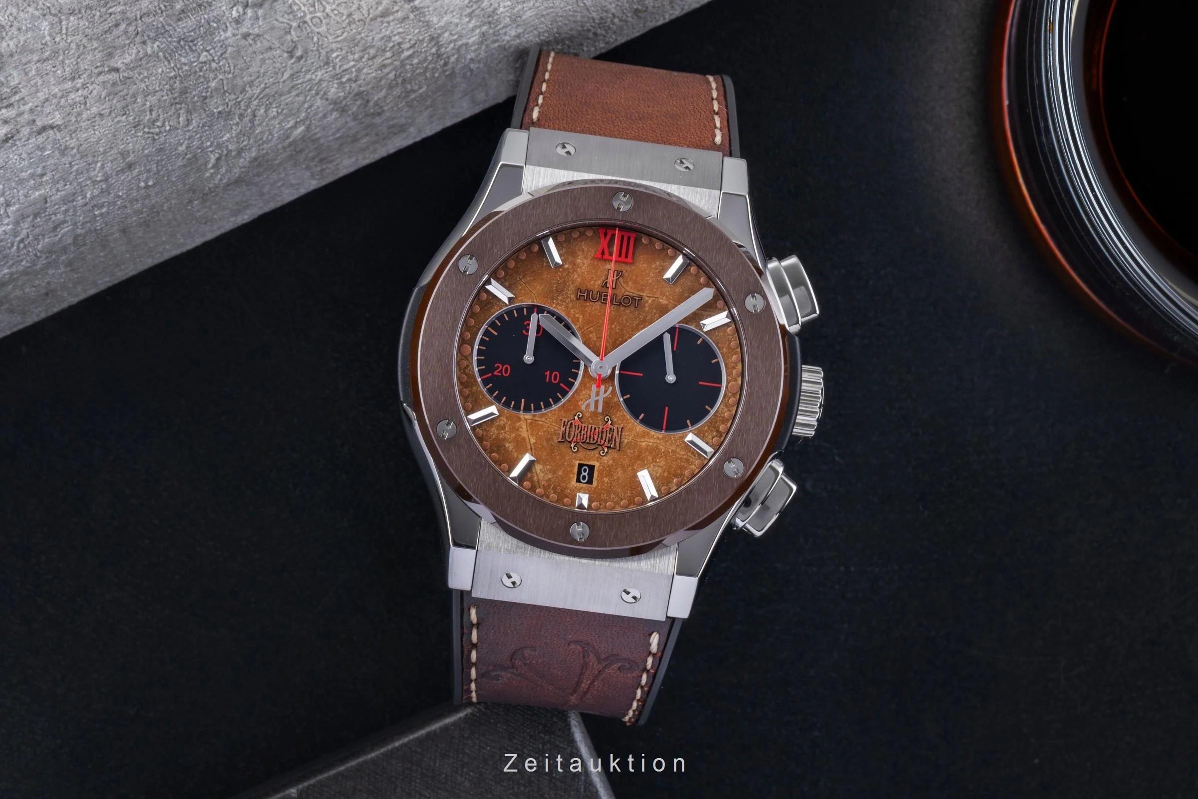 Hublot Classic Fusion chronograph ceramic / titanium automatic men's watch 521.NC.0589.VR.OPX14 Limited  [2506399] - Image 4