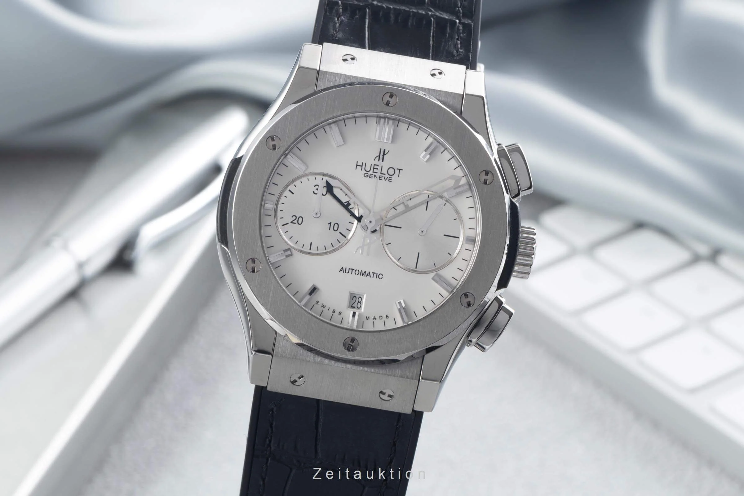 Hublot Classic Fusion chronograph titanium automatic men's watch 521.NX.2610.LR LP: 11700EUR  [2501062] - Image 2
