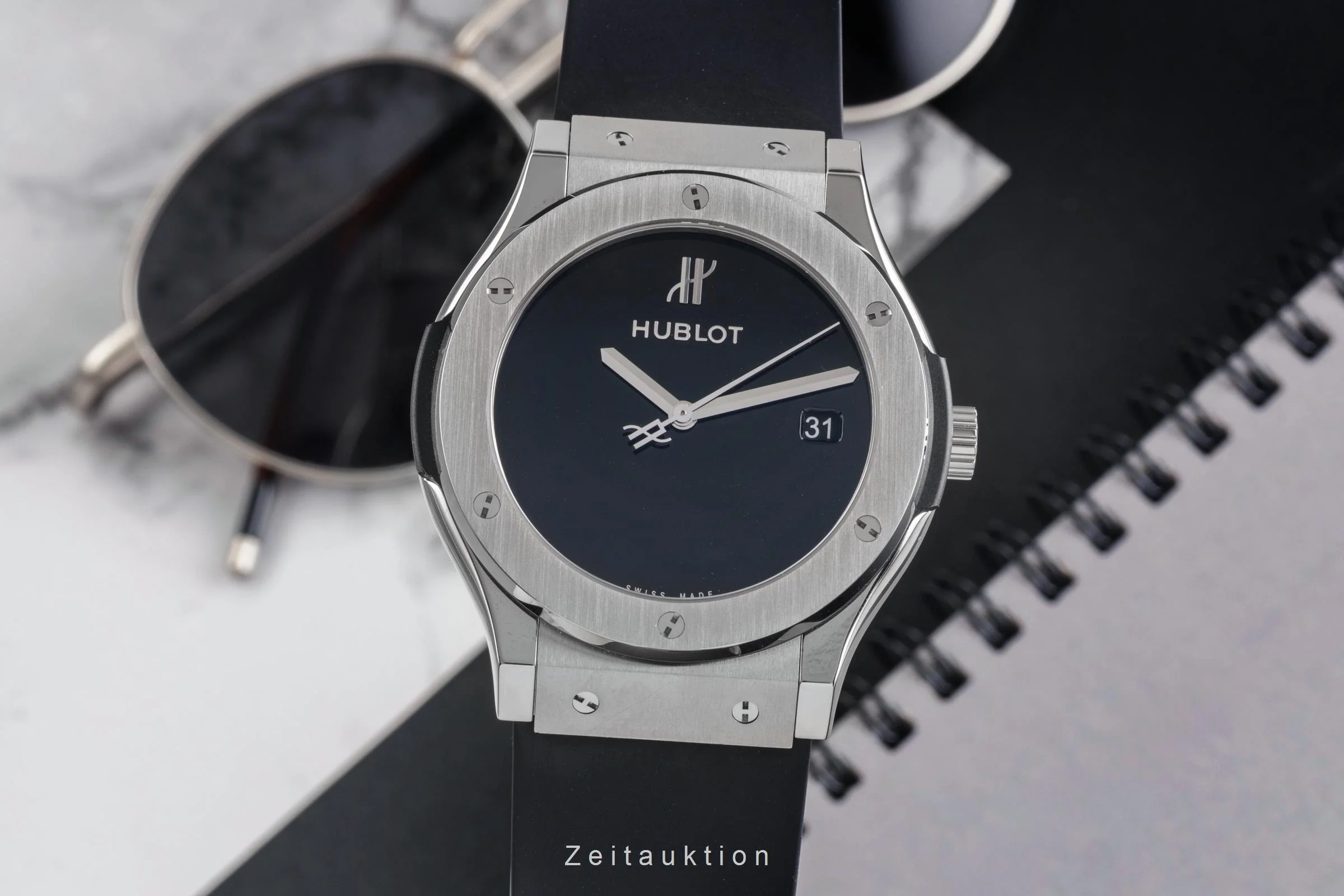 Hublot Classic Fusion titanium automatic men's watch 511.NX.1270.RX.MDM40 LP: 7900EUR Limited  [2400203] - Image 2