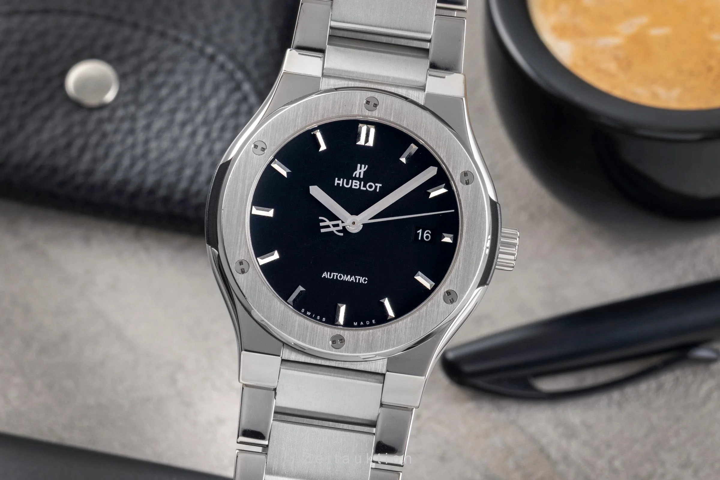 Hublot Classic Fusion titanium automatic men's watch 548.NX.1170.NX  [2503471] - Image 2