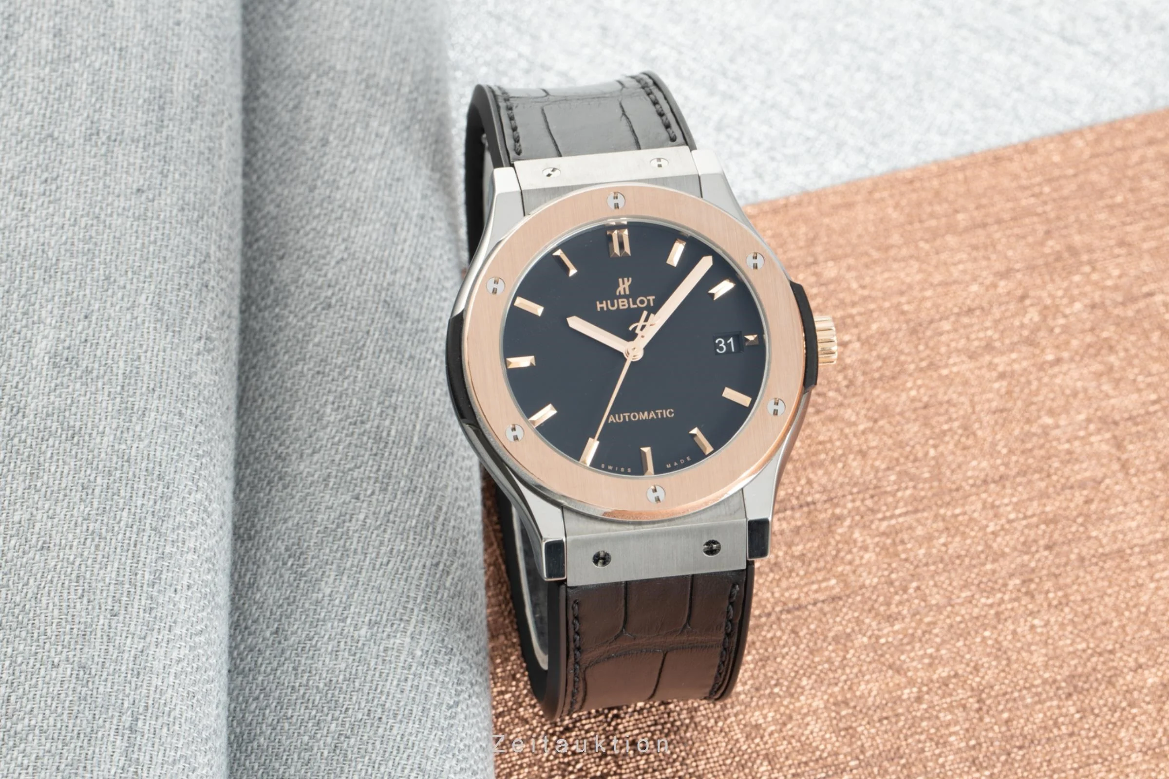 Hublot Classic Fusion titanium / gold automatic men's watch 511.NO.1181.LR LP: 11000EUR  [2109832] - Image 3