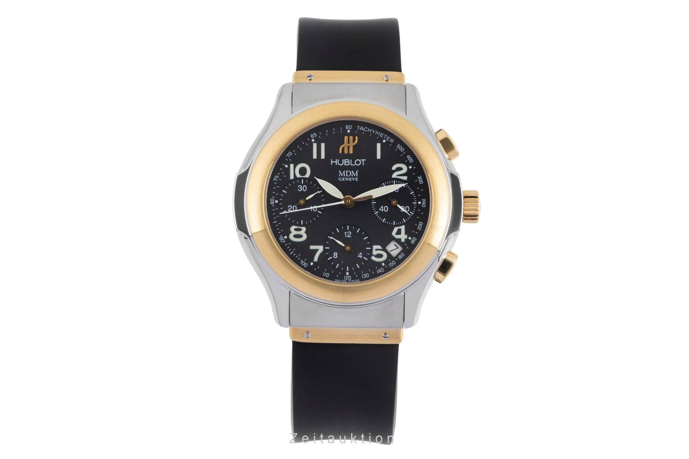Hublot MDM chronograph steel / gold automatic men's watch 1810.2  [2504009] - Image 5