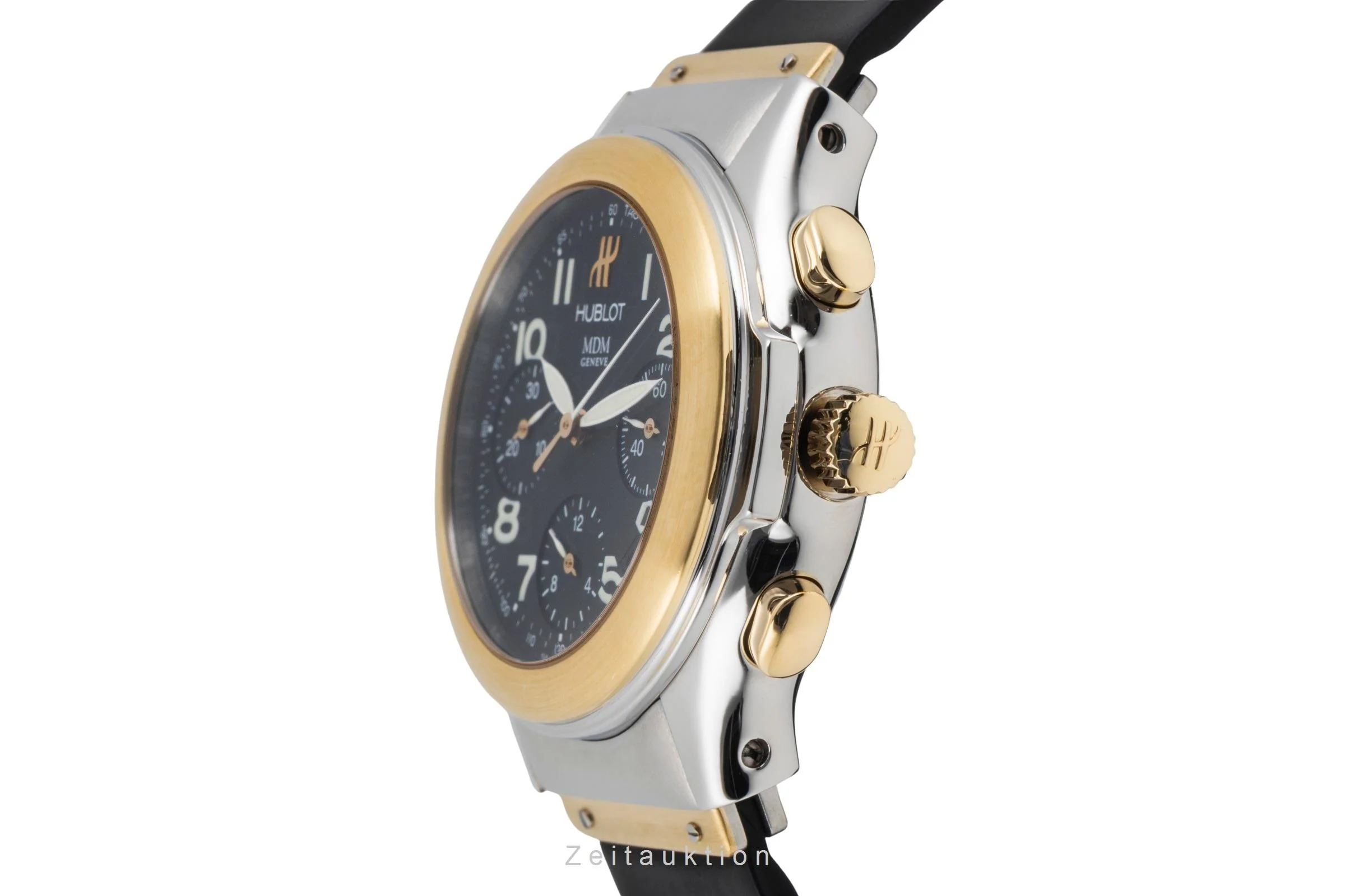 Hublot MDM chronograph steel / gold automatic men's watch 1810.2  [2504009] - Image 7