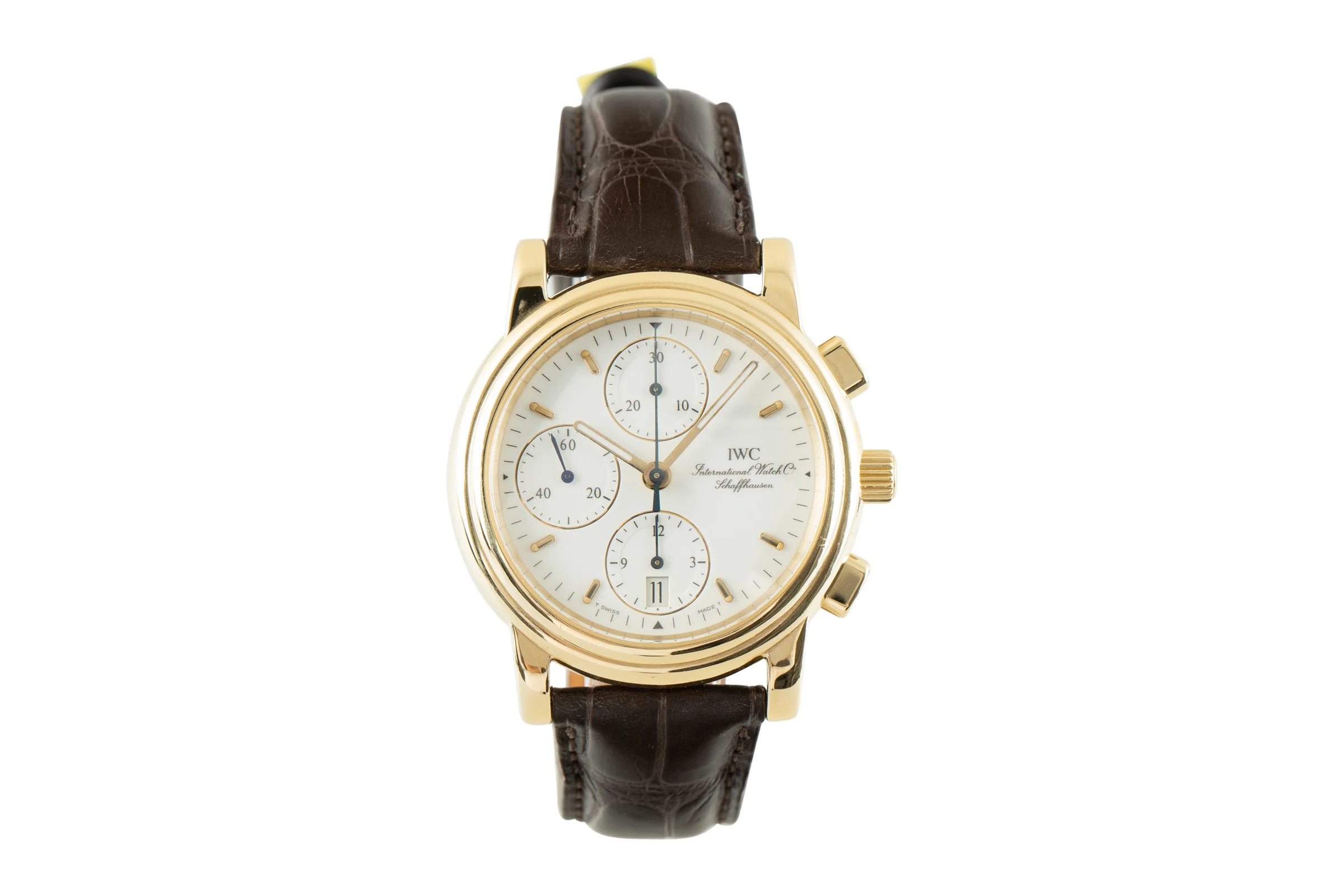 IWC Amalfi chronograph 18 ct gold automatic men's watch 3703-001  [2108891] - Image 4