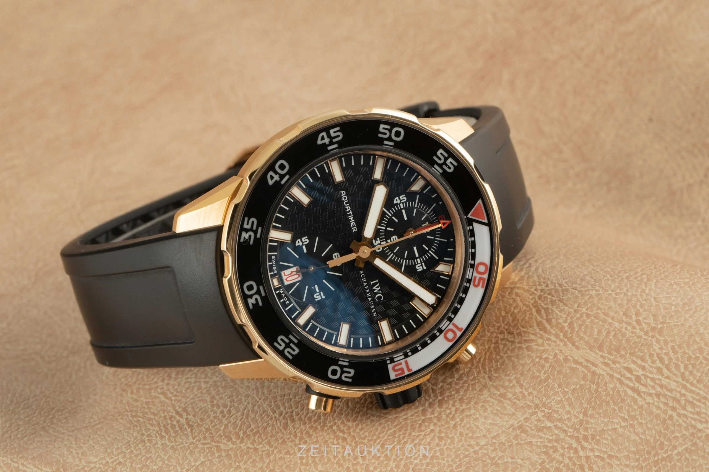 IWC Aquatimer chronograph 18 ct gold automatic men's watch IW376905   [2102116] - Image 2