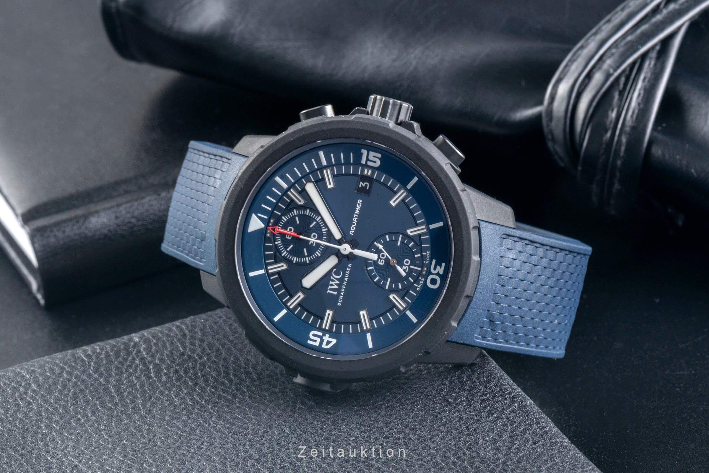 IWC Aquatimer chronograph Steel / rubber automatic men's watch IW379507  [2406552] - Image 3