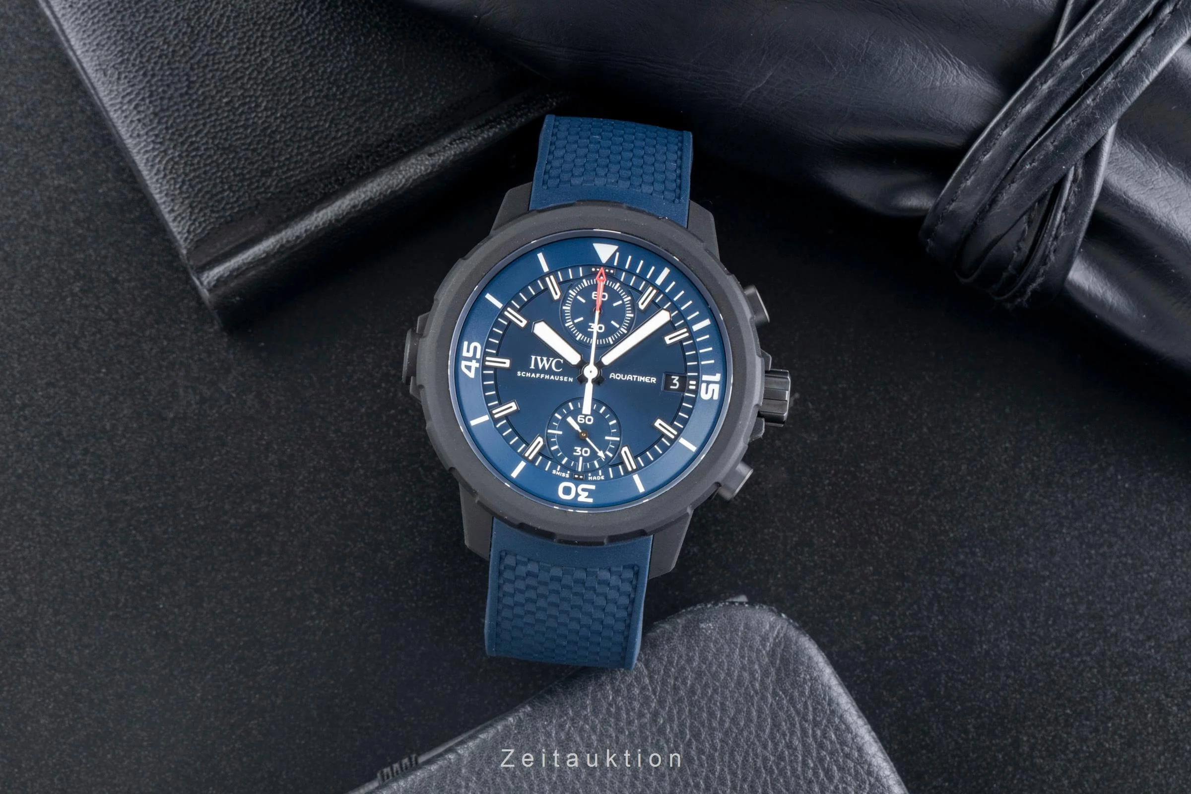 IWC Aquatimer chronograph Steel / rubber automatic men's watch IW379507  [2406552] - Image 4