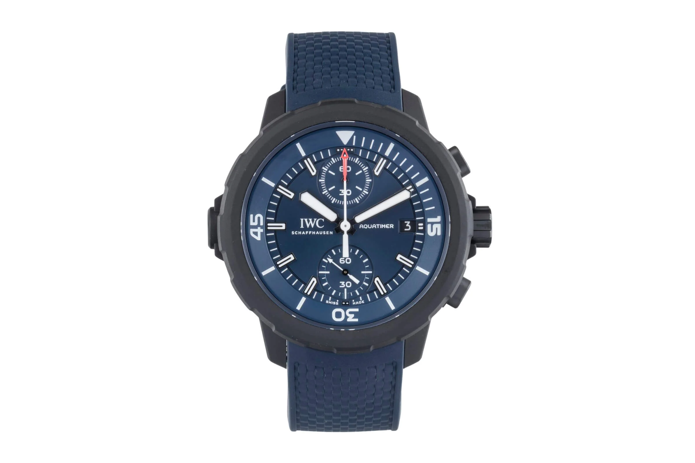IWC Aquatimer chronograph Steel / rubber automatic men's watch IW379507  [2406552] - Image 5