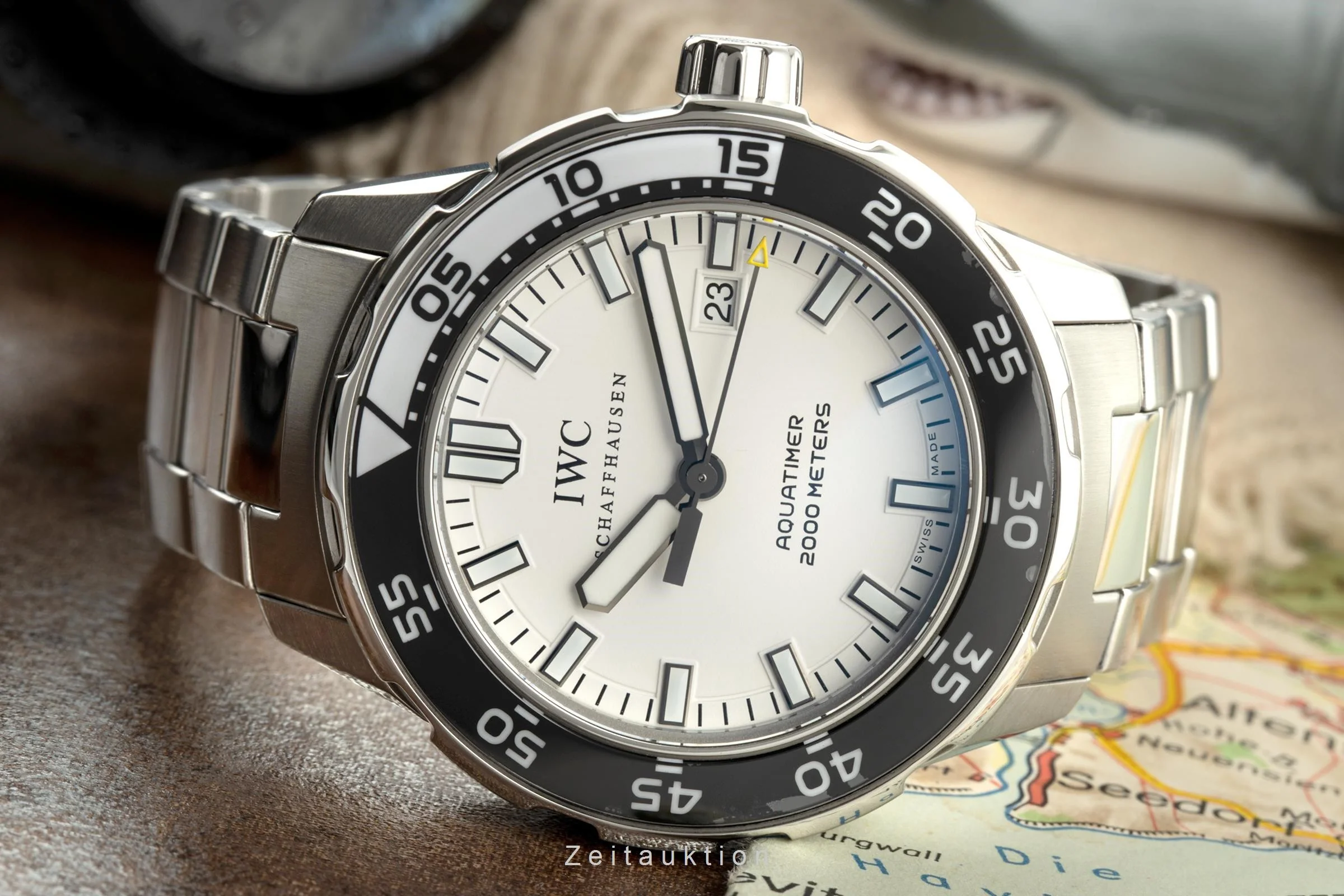 IWC Aquatimer steel automatic men's watch 3568 LP: 7750EUR  [2201868] - Image 2