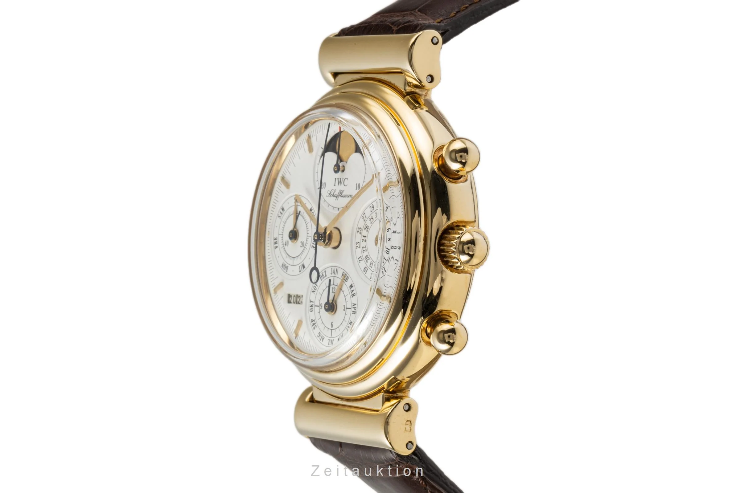 IWC Da Vinci chronograph 18 ct gold automatic men's watch 3750 VP: 41500EUR  [2300006] - Image 6